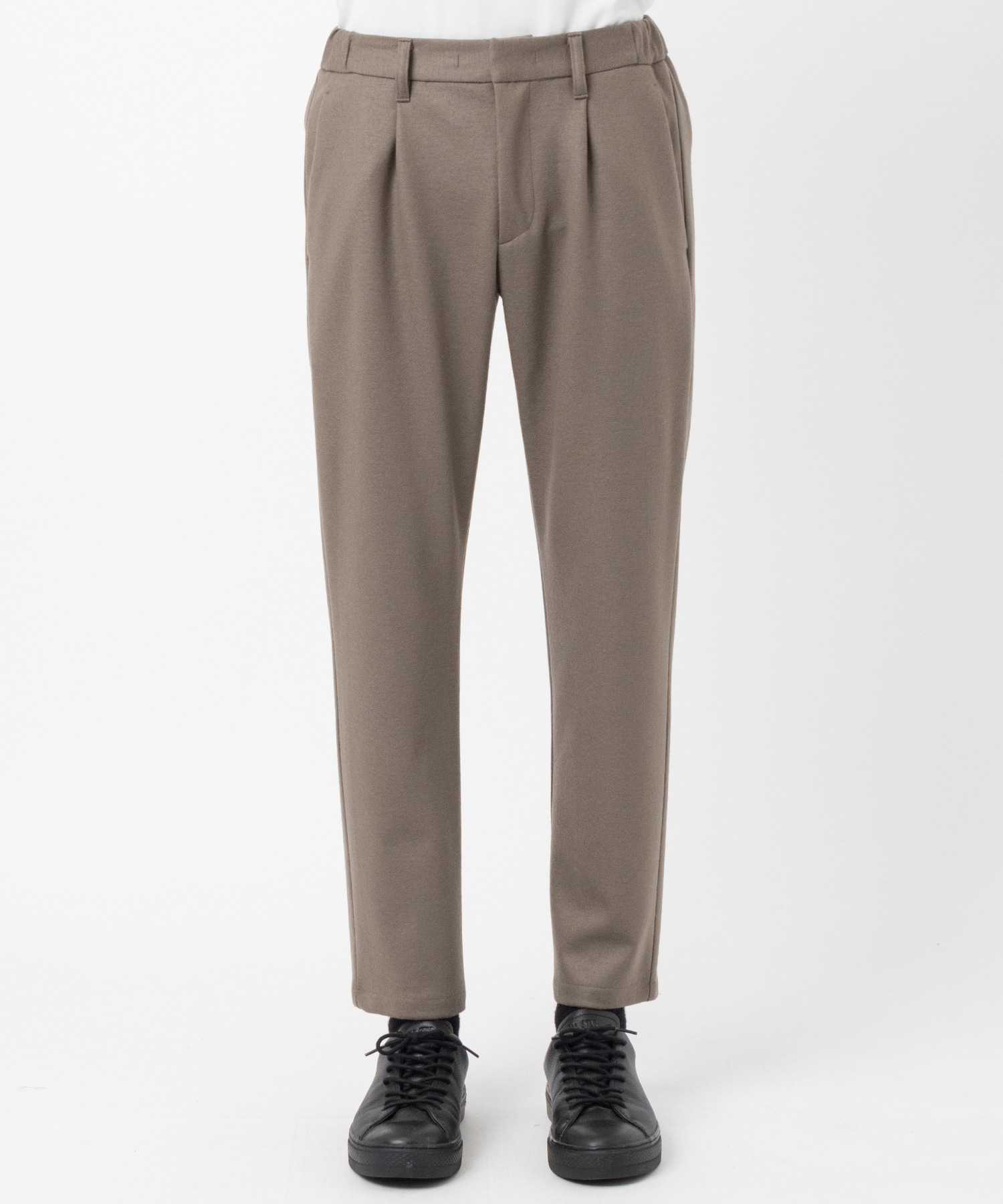 Washable Flannel Cashmere Touch Tapered Pants THE TOKYO