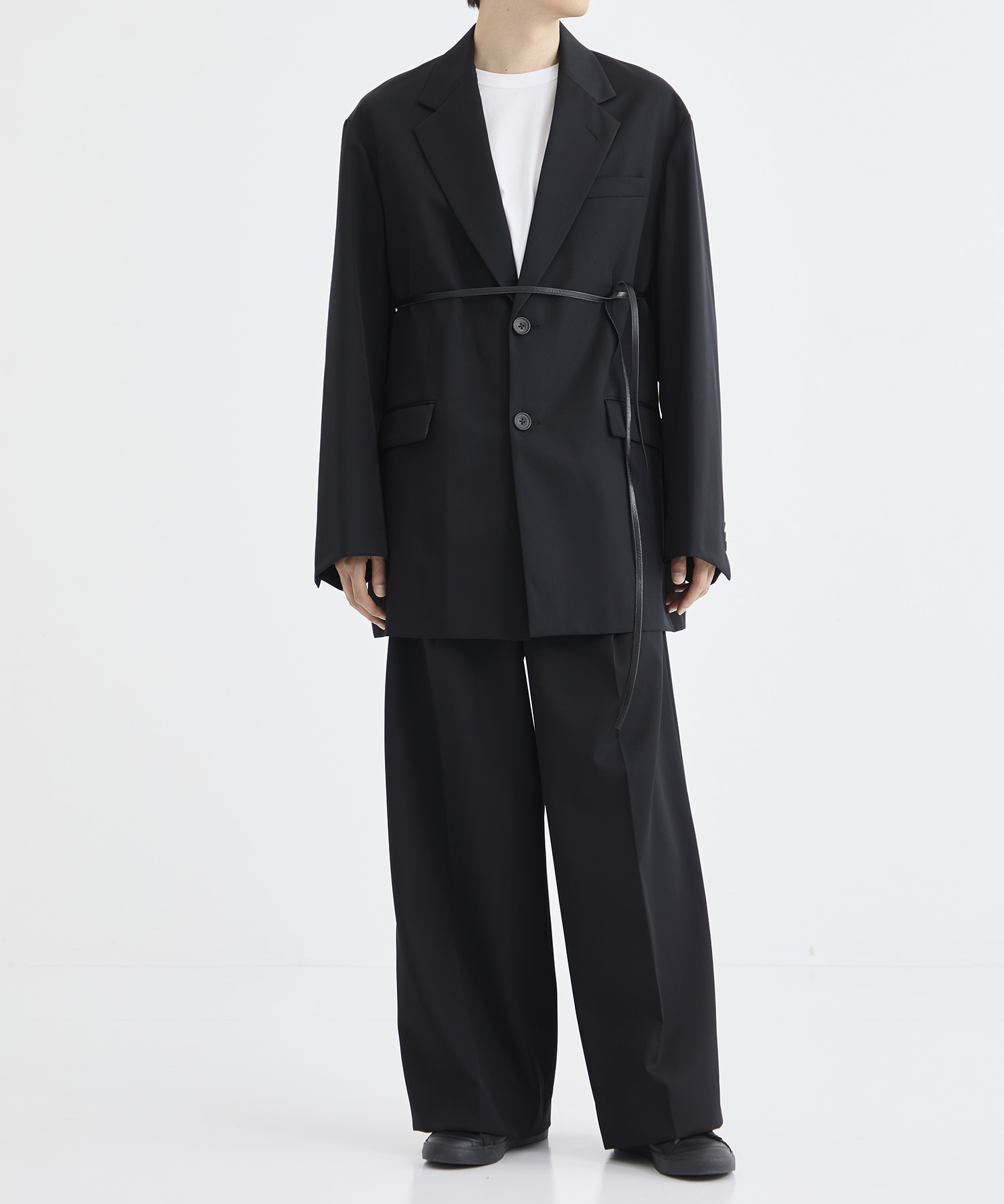 OVERSIZED SINGLE BREASTED LONG JACKET ssstein