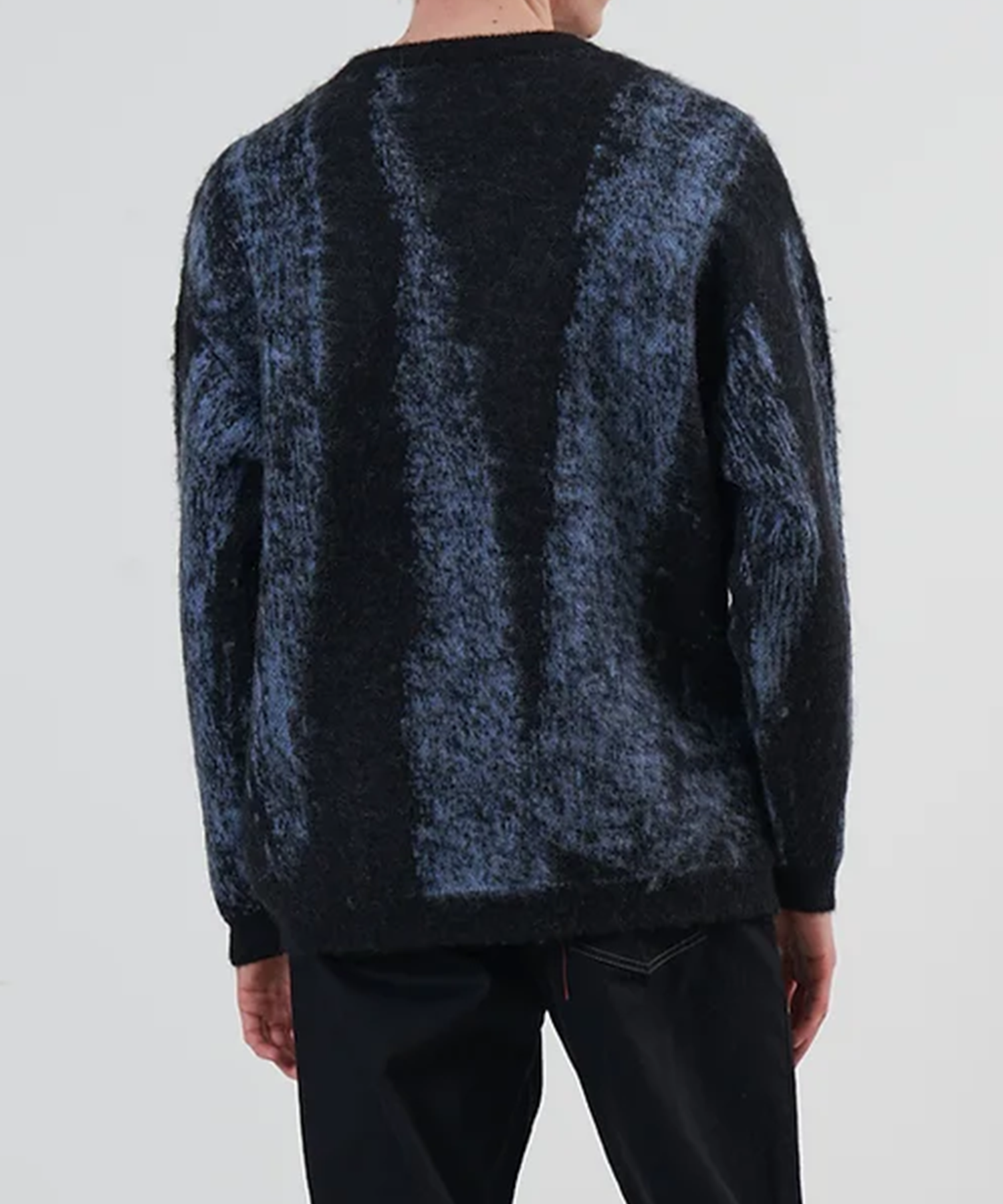 JACQUARD MOHAIR SWEATER YOKE