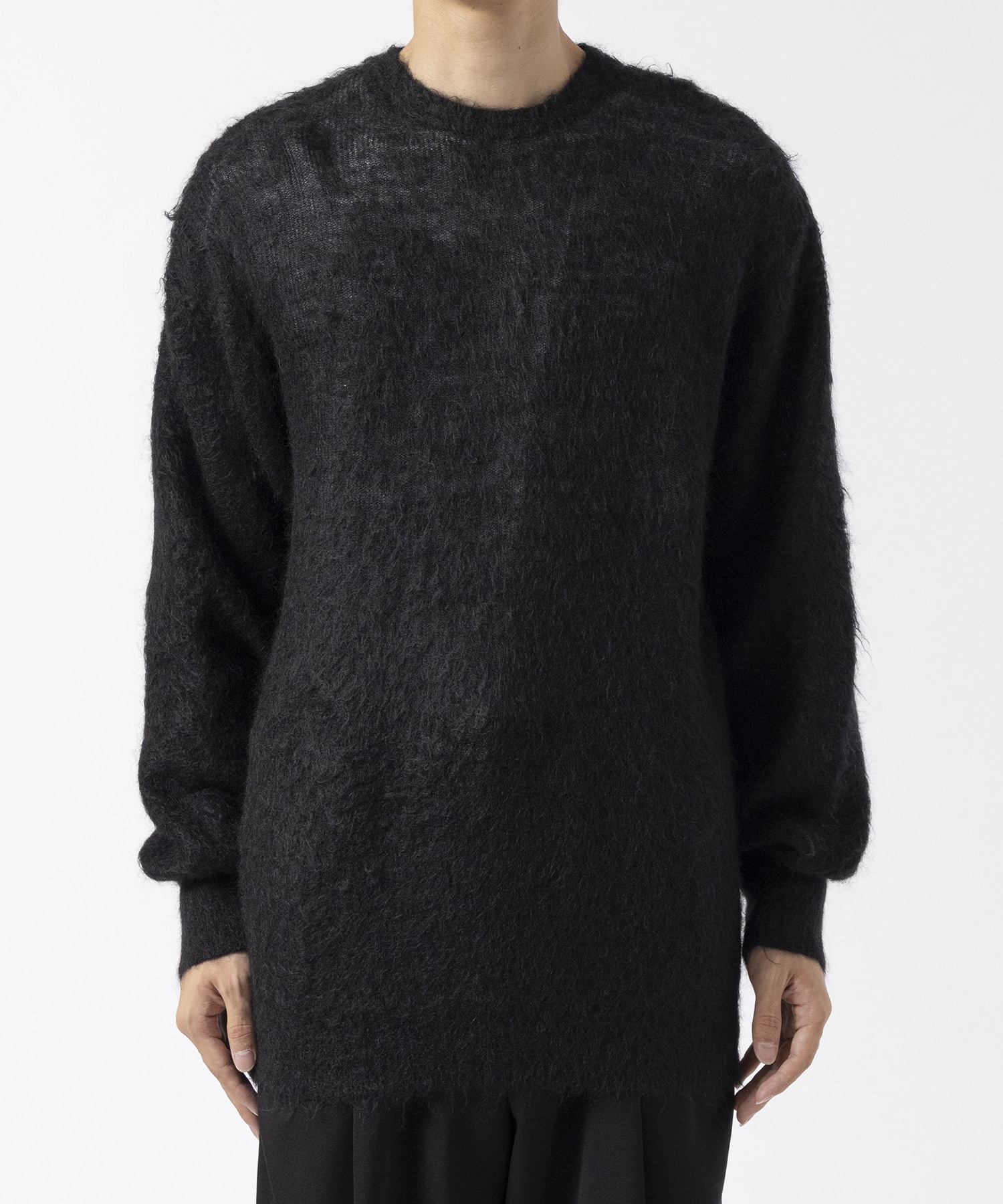 SUPER KID MOHAIR KNIT CREW NECK LS ssstein