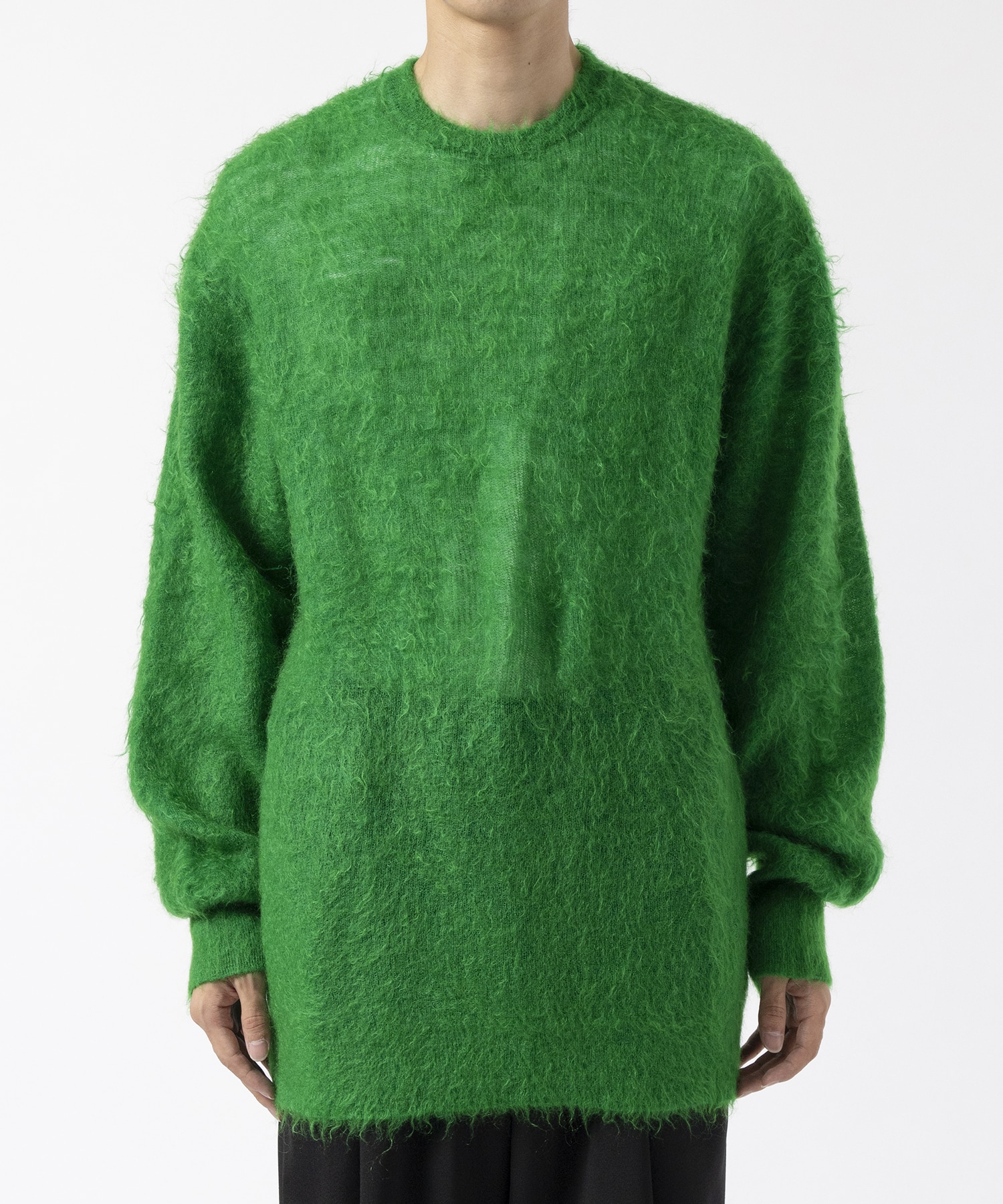 SUPER KID MOHAIR KNIT CREW NECK LS ssstein