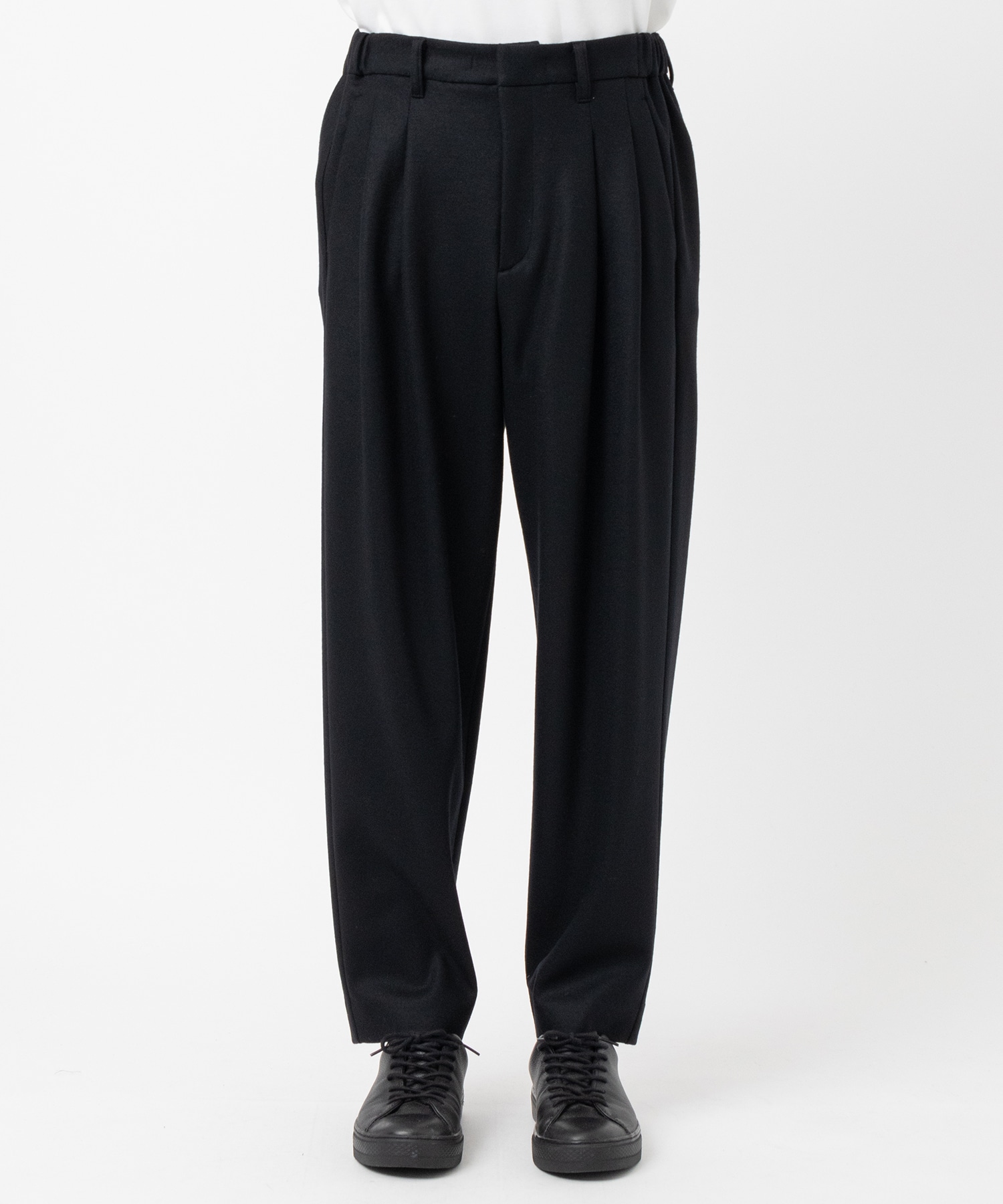 Washable Flannel Cashmere Touch Wide Tapered Pants THE TOKYO