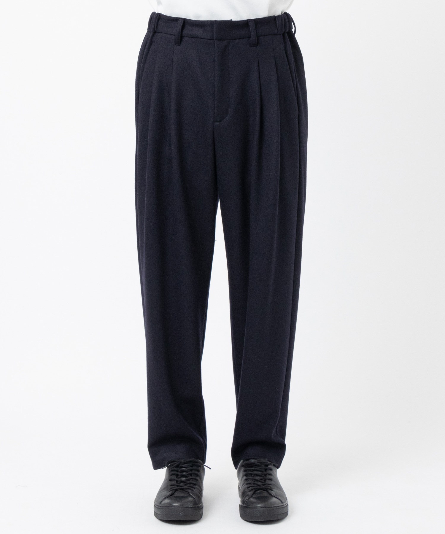 Washable Flannel Cashmere Touch Wide Tapered Pants THE TOKYO