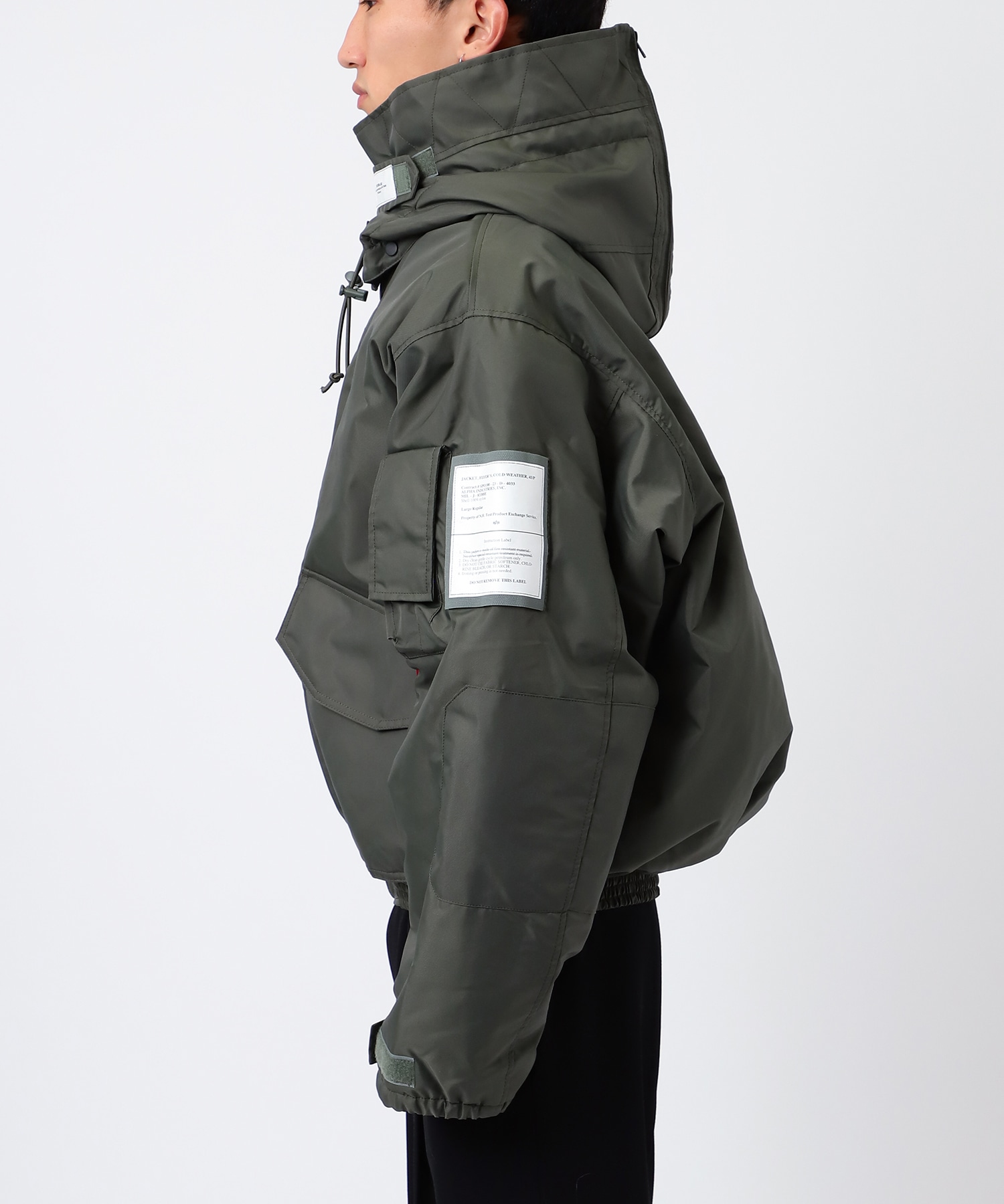 9242-BL07-013 ×ALPHA INDUSTRIES BLOUSON N.HOOLYWOOD