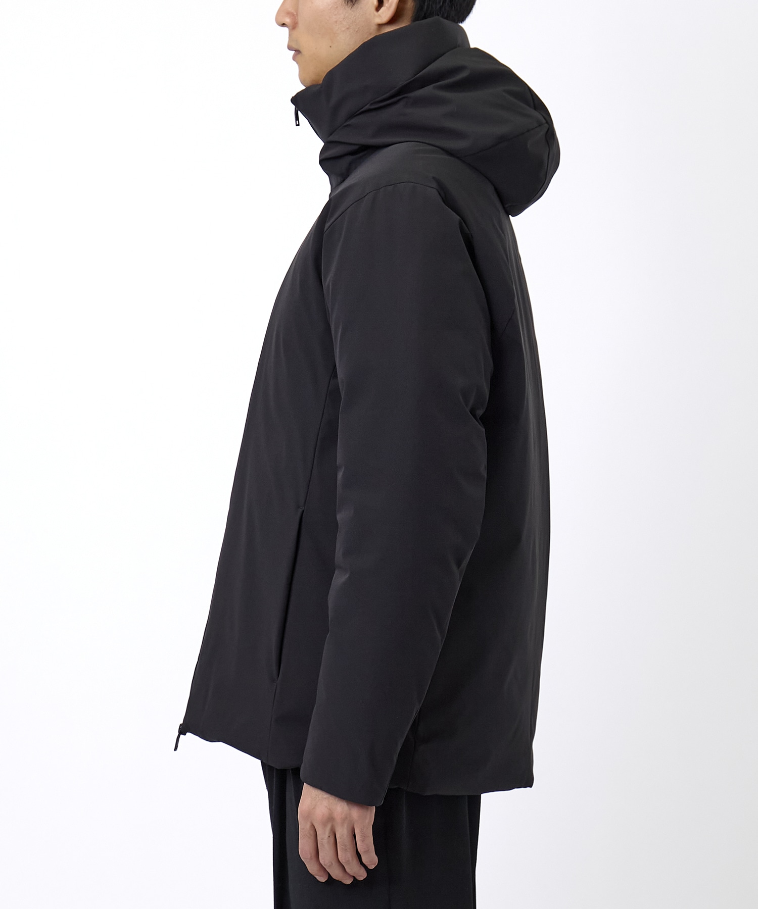 3L LIGHT TAFFETA HOODED DOWN JACKET ATTACHMENT