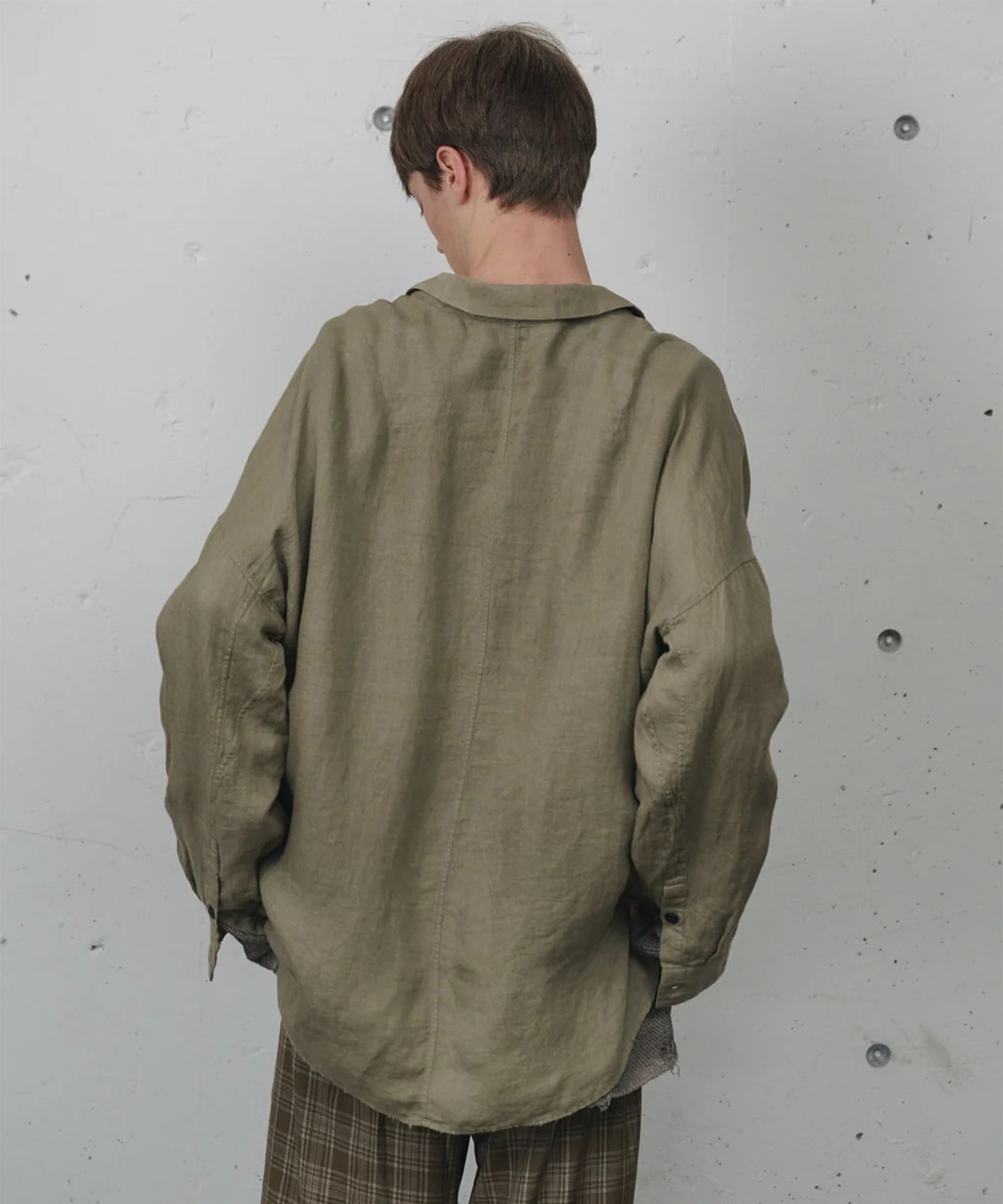 100/S LINEN TAILORED SHIRT ANCELLM