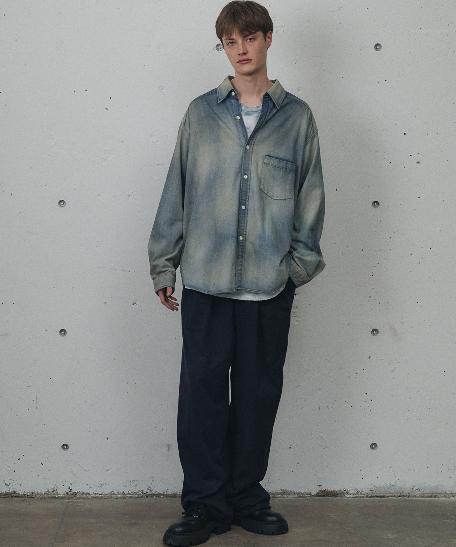 DENIM DRESS SHIRT ANCELLM