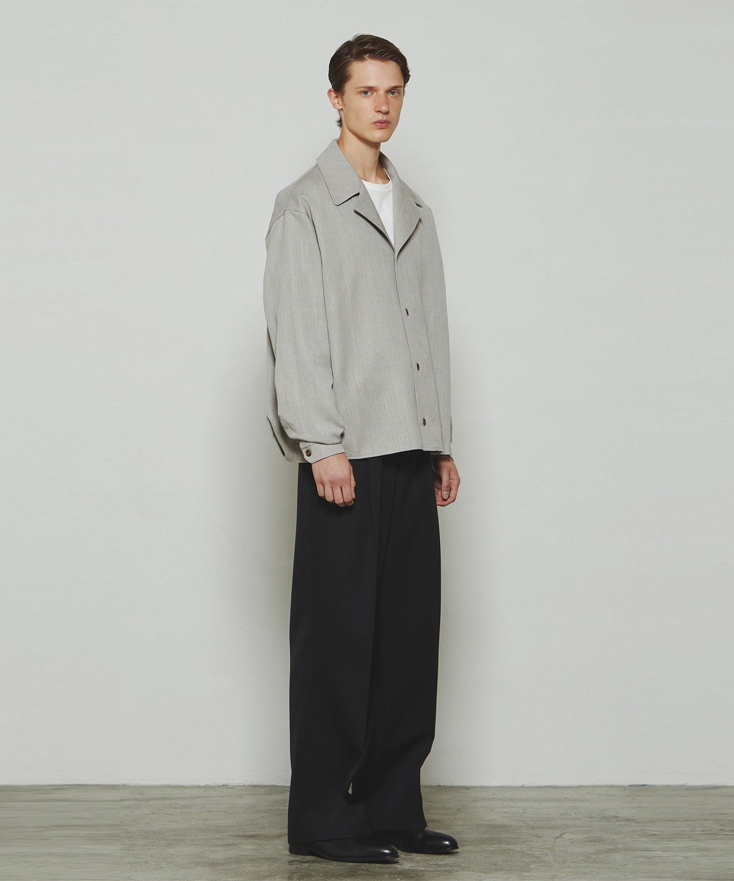 RERACS OPEN COLLAR EASY JACKET THE RERACS