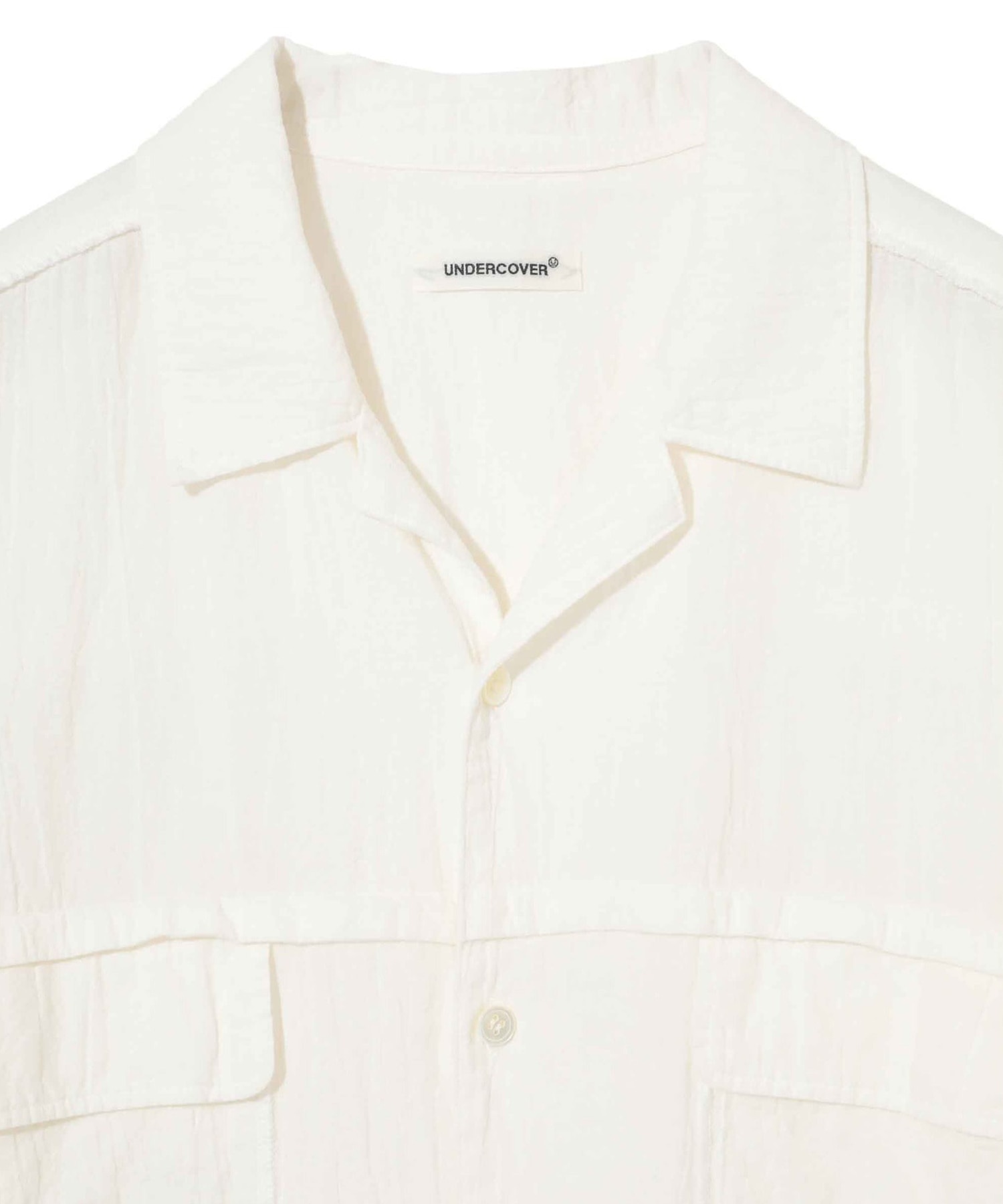 【アンダーカバー】UP1F4409 S/S Open Coller Shirts UNDERCOVER