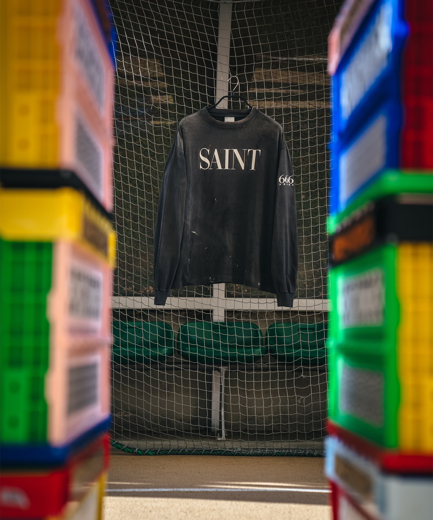 SM-MK8-0000-030/LS T-SHIRT/SAINT 666/BLACK SAINT MXXXXXX