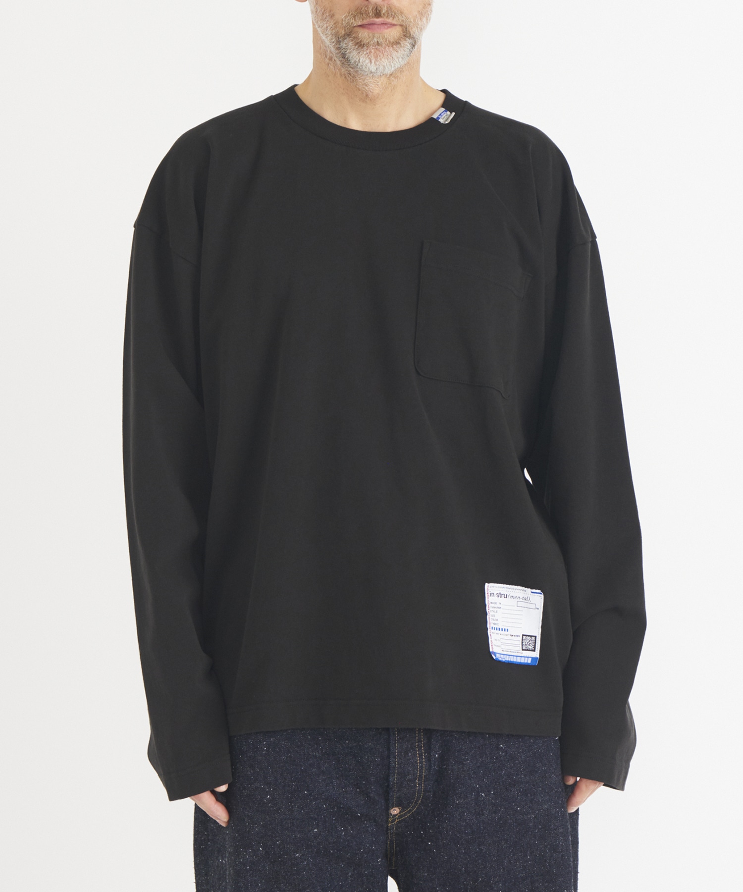 HEAVY WEIGHT JERSEY POCKET LS TEE Maison MIHARA YASUHIRO