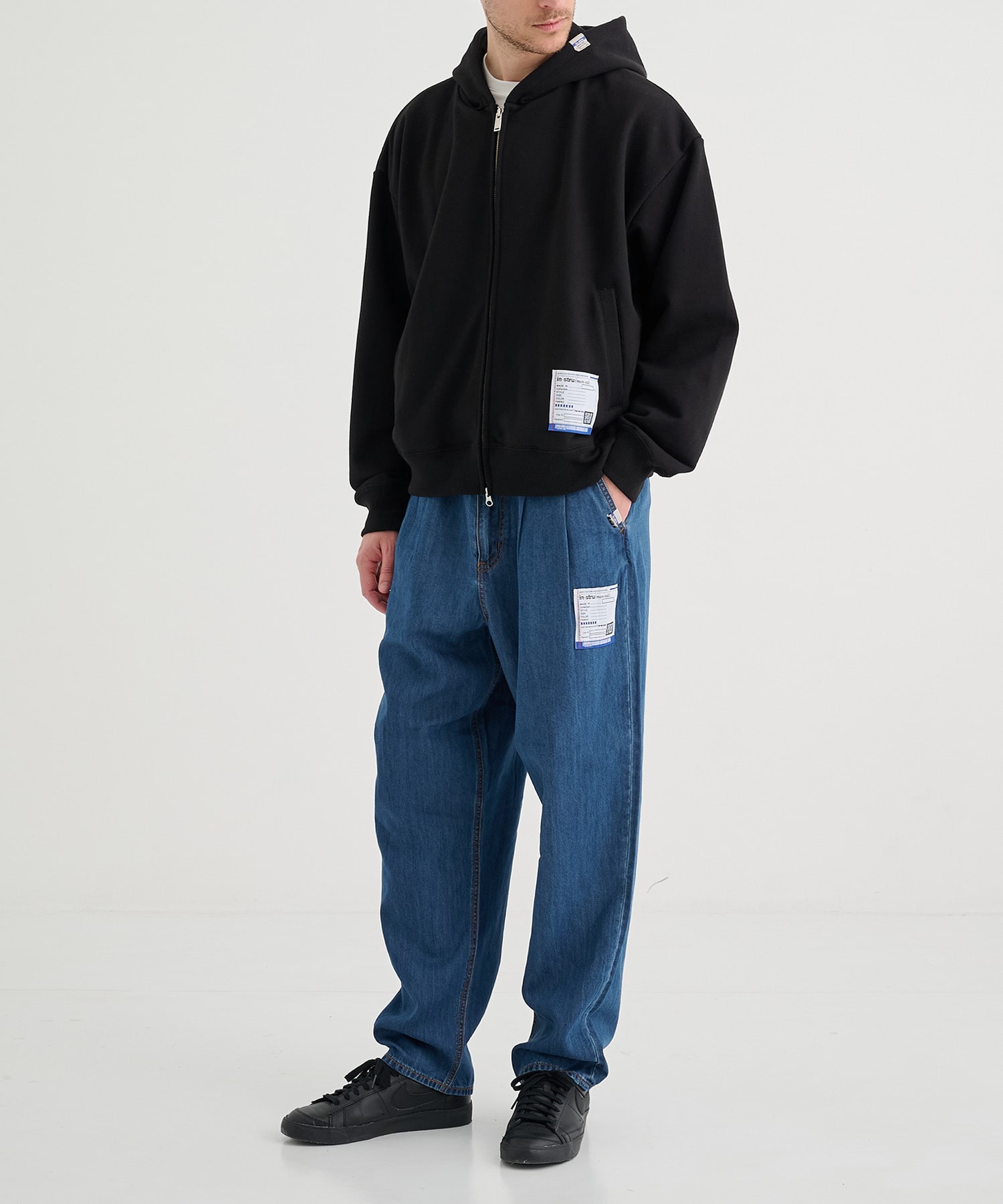 HEAVY WEIGHT FRENCH TERRY ZIP PARKA Maison MIHARA YASUHIRO