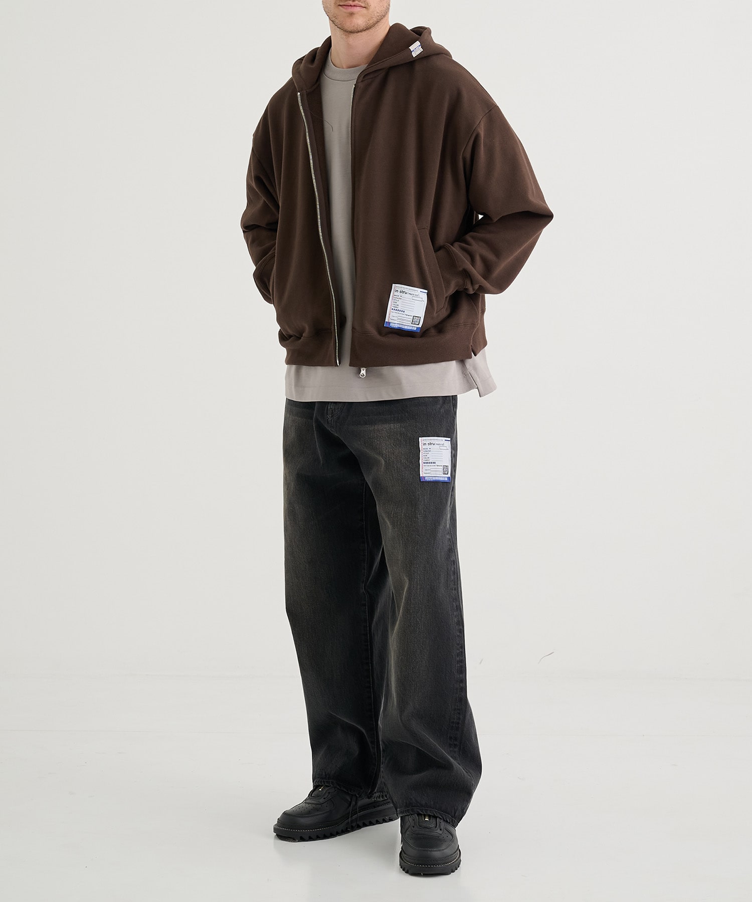 HEAVY WEIGHT FRENCH TERRY ZIP PARKA Maison MIHARA YASUHIRO