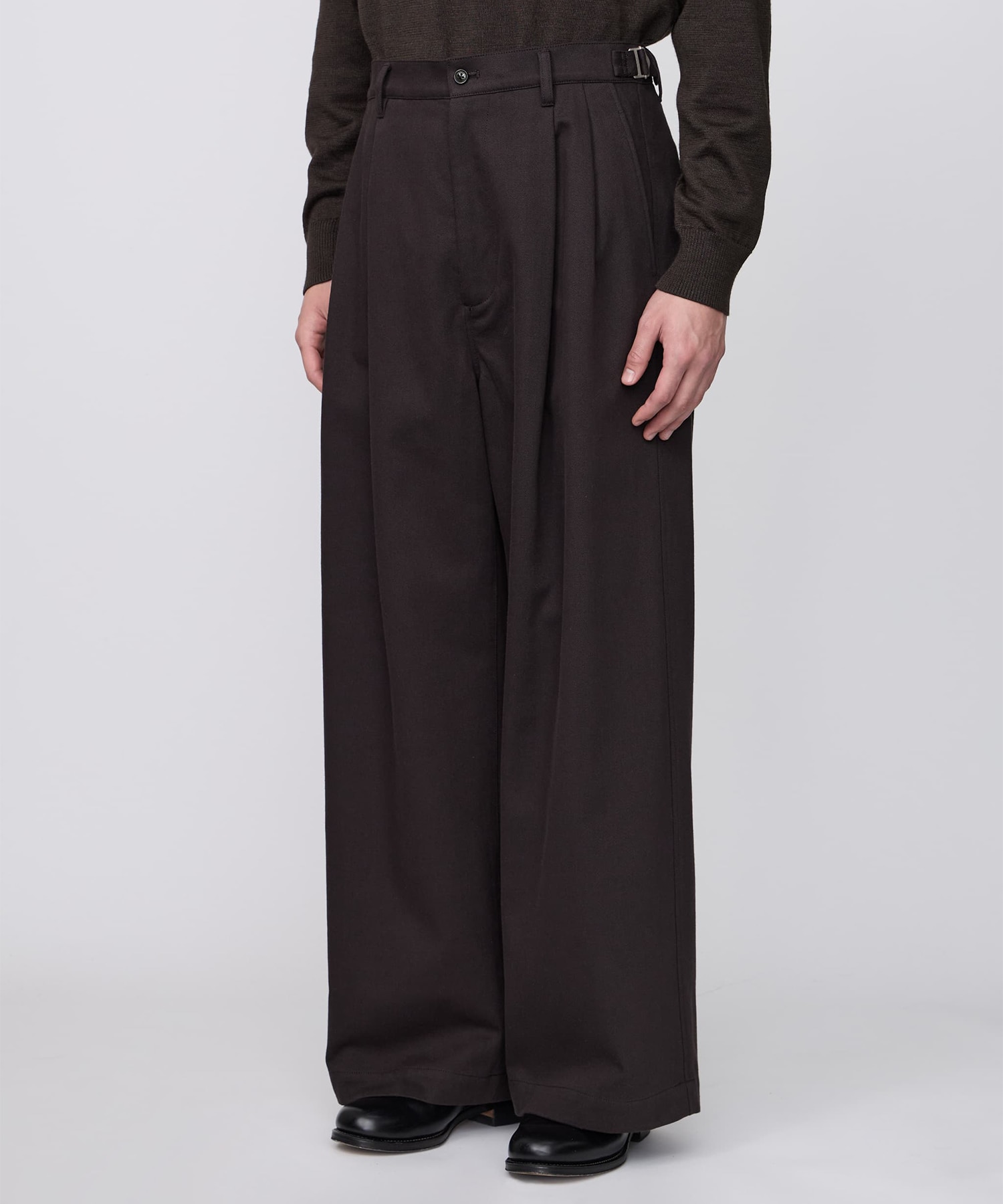 TWO TUCKS BUGGY PANTS IRENISA
