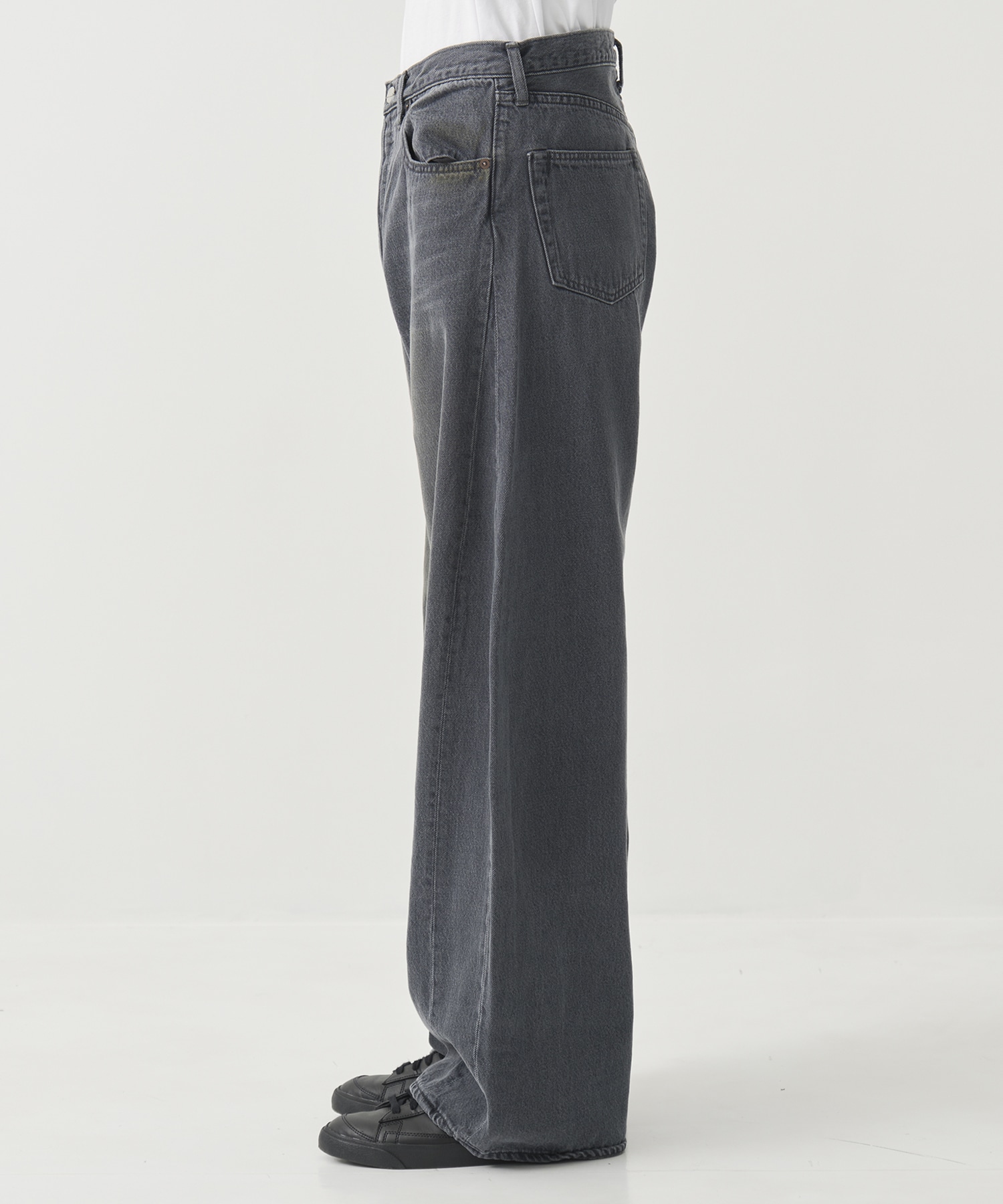【シュタイン】DEFORMATION WIDE DENIM JEANS ssstein