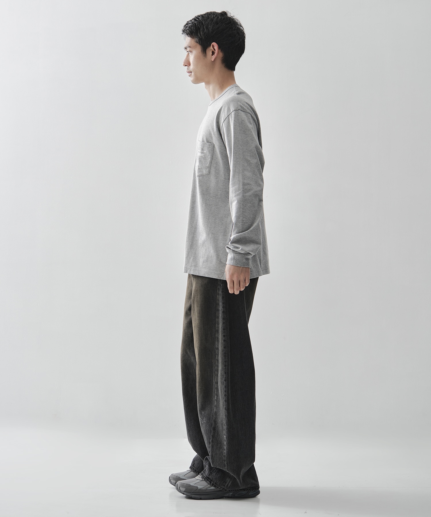【シュタイン】DEFORMATION WIDE DENIM JEANS ssstein