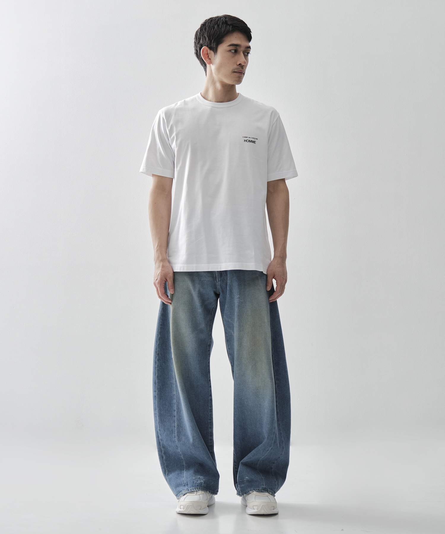 【シュタイン】DEFORMATION WIDE DENIM JEANS ssstein