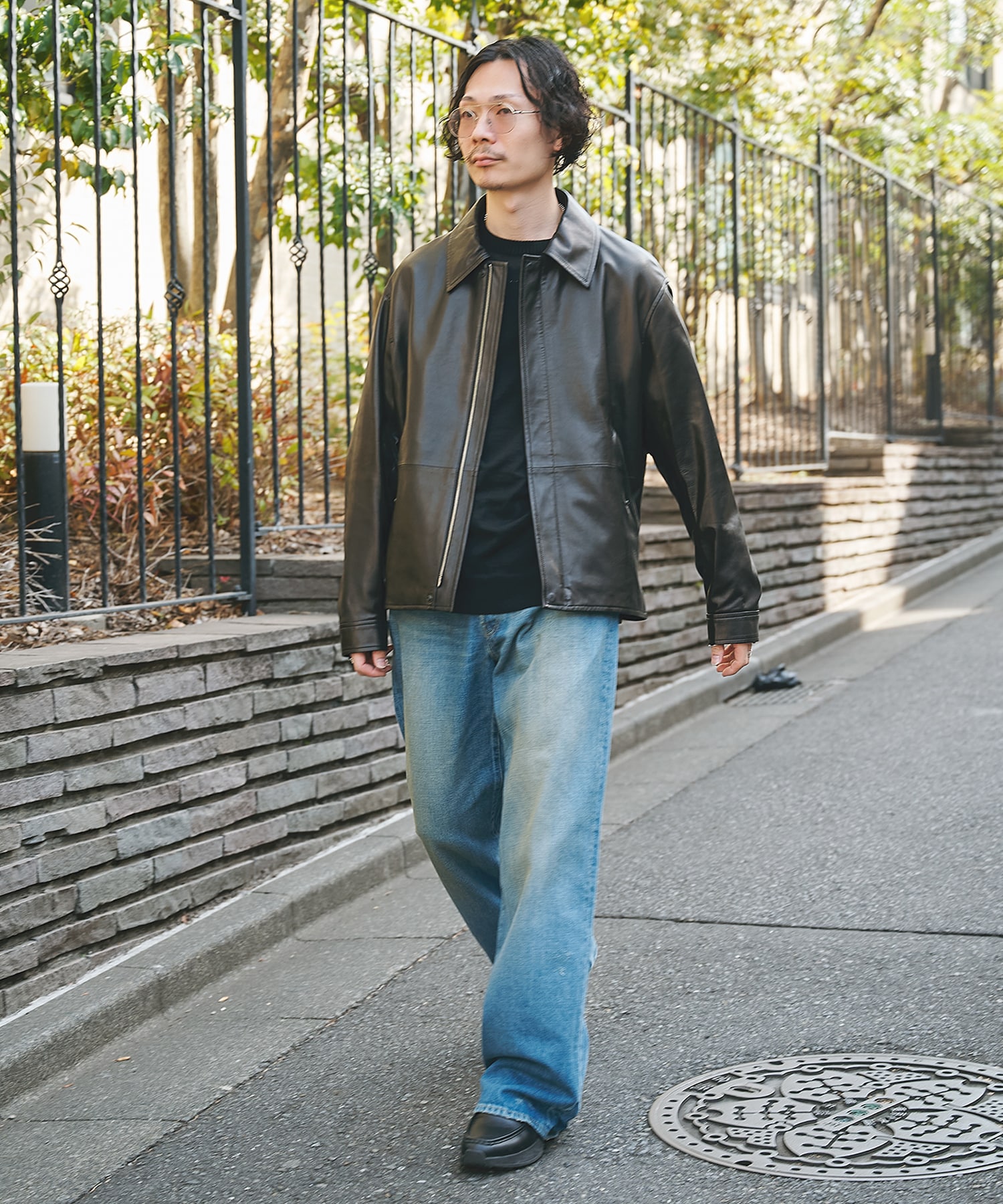 LOOSE DENIM JEANS ssstein