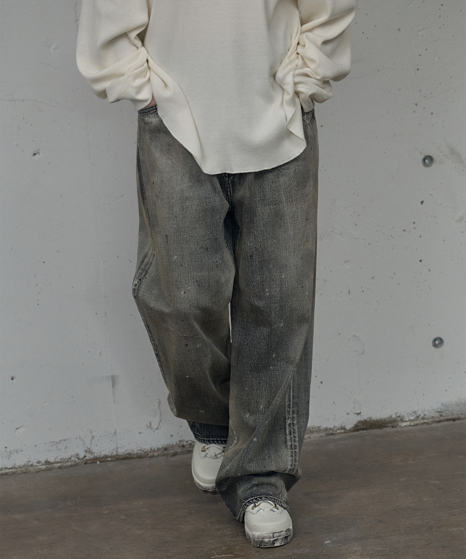 #01 MIDTAPERED 5P DENIM PANTS ANCELLM