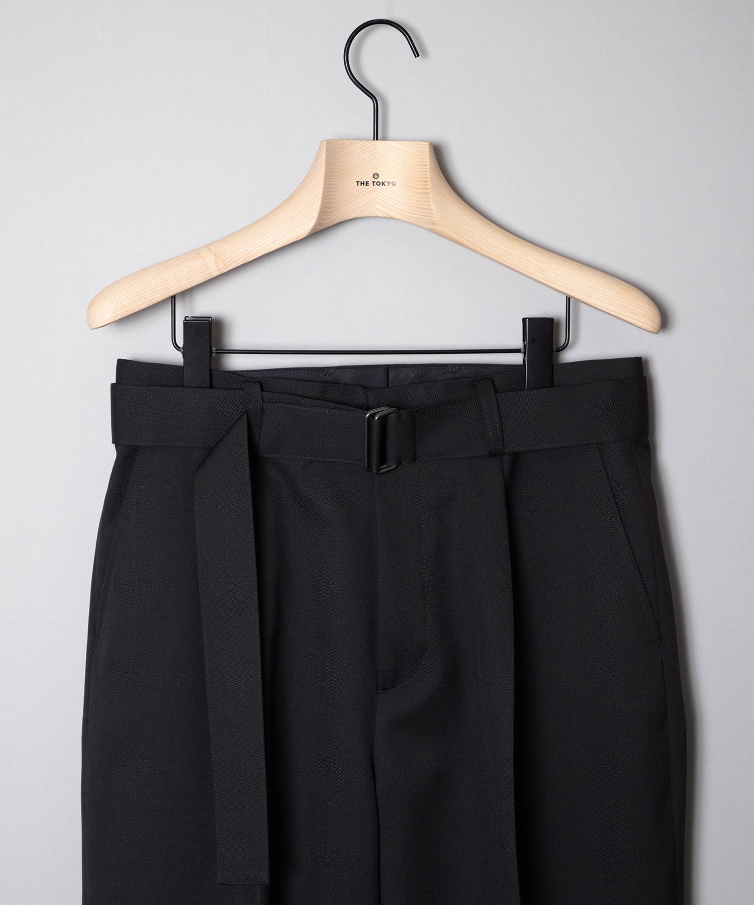 BELTED WIDE TROUSERS ssstein