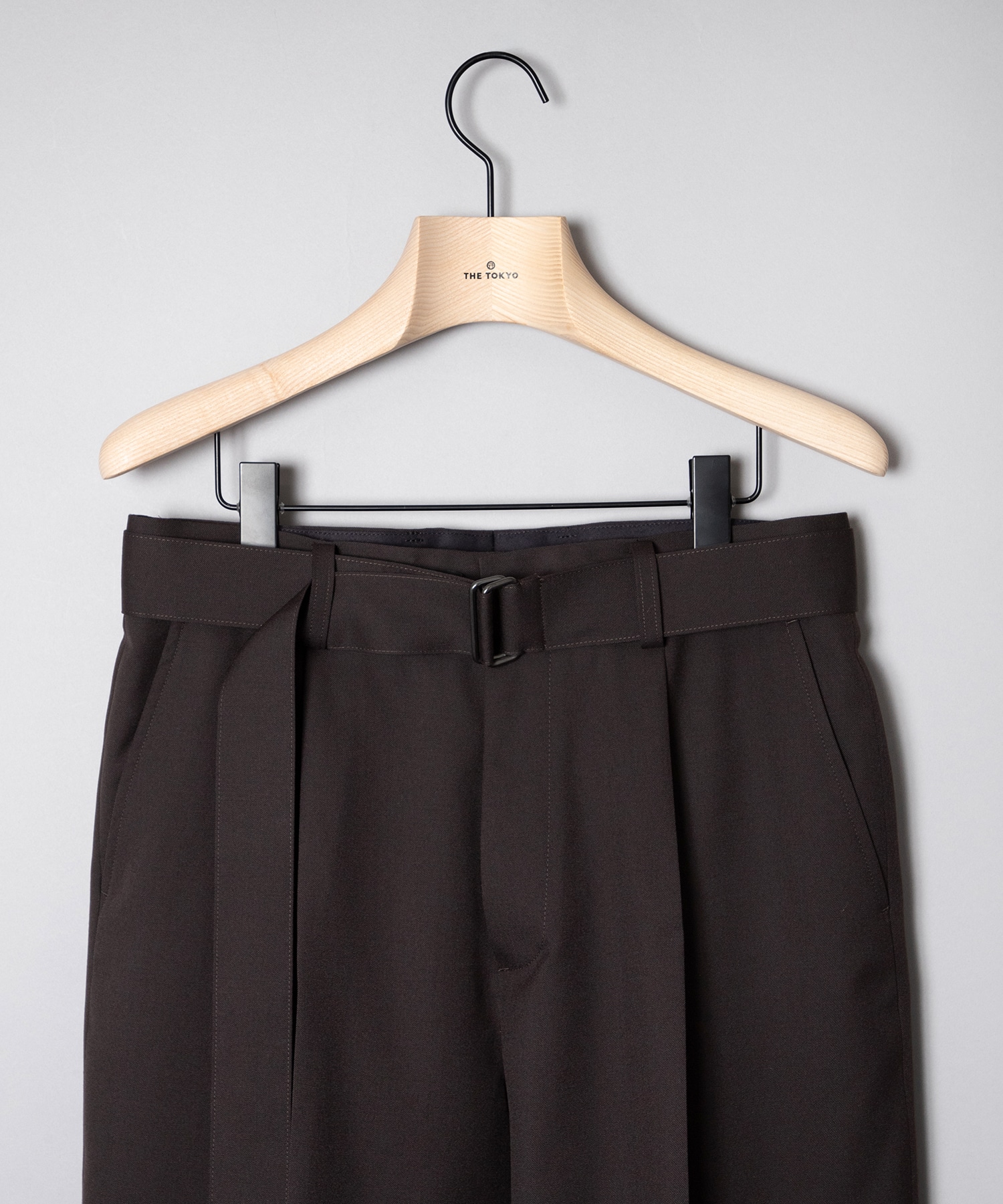 BELTED WIDE TROUSERS ssstein