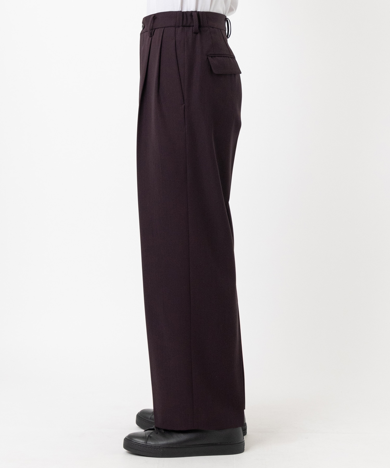 TWO TUCKS WIDE TROUSERS IRENISA