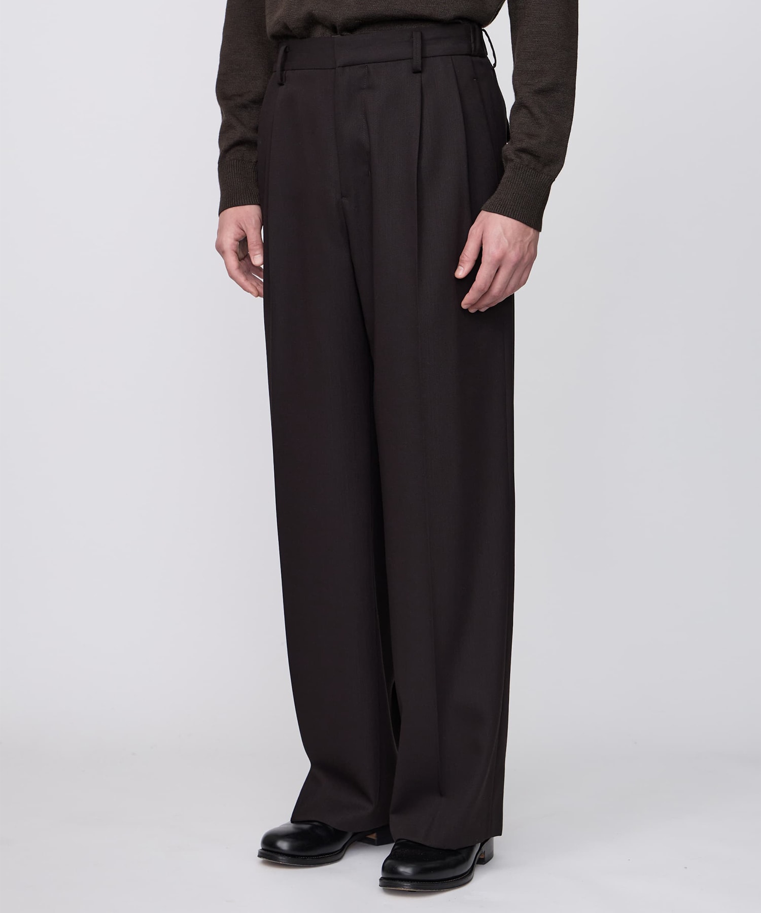 TWO TUCKS WIDE TROUSERS IRENISA