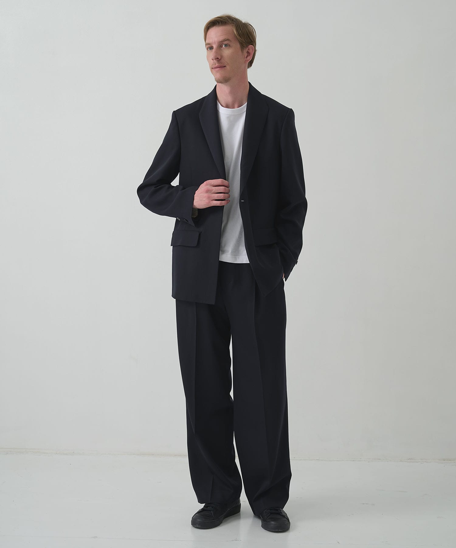 【イレニサ】TWO TUCKS WIDE TROUSERS IRENISA