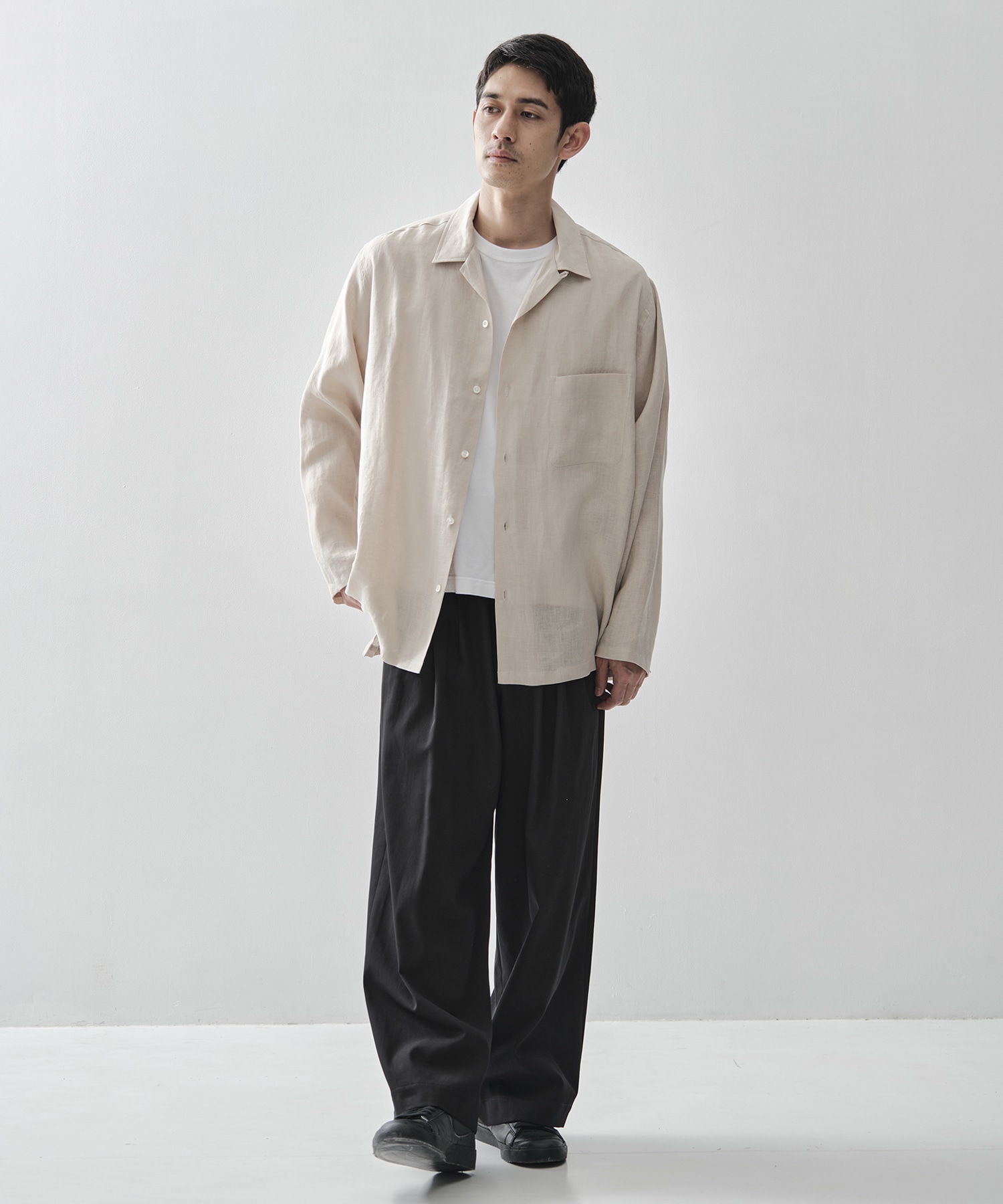 TRIPLE PLEATED EASY TROUSERS MARKAWARE