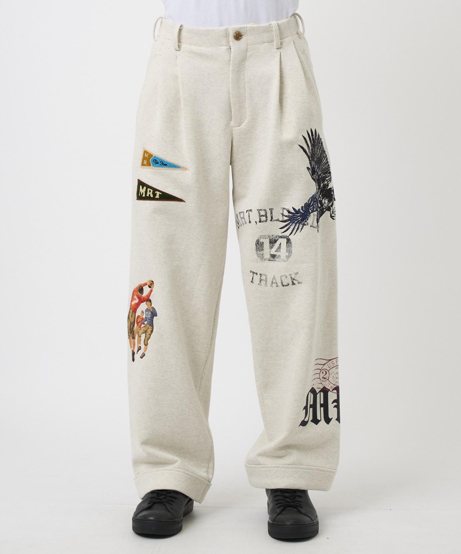 Multi embroidered sweatpants KHOKI