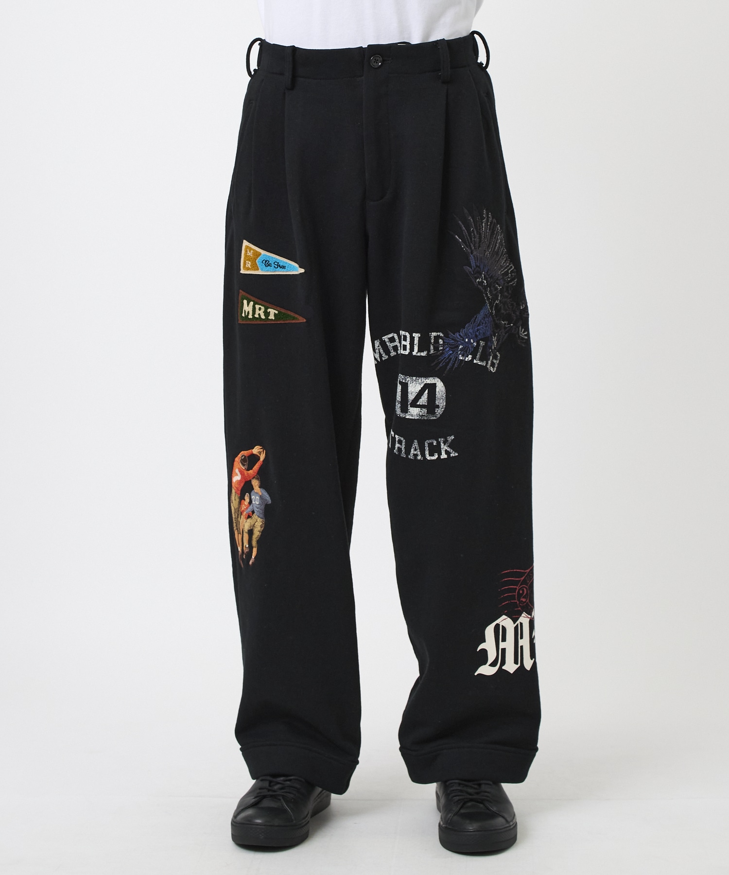 Multi embroidered sweatpants KHOKI