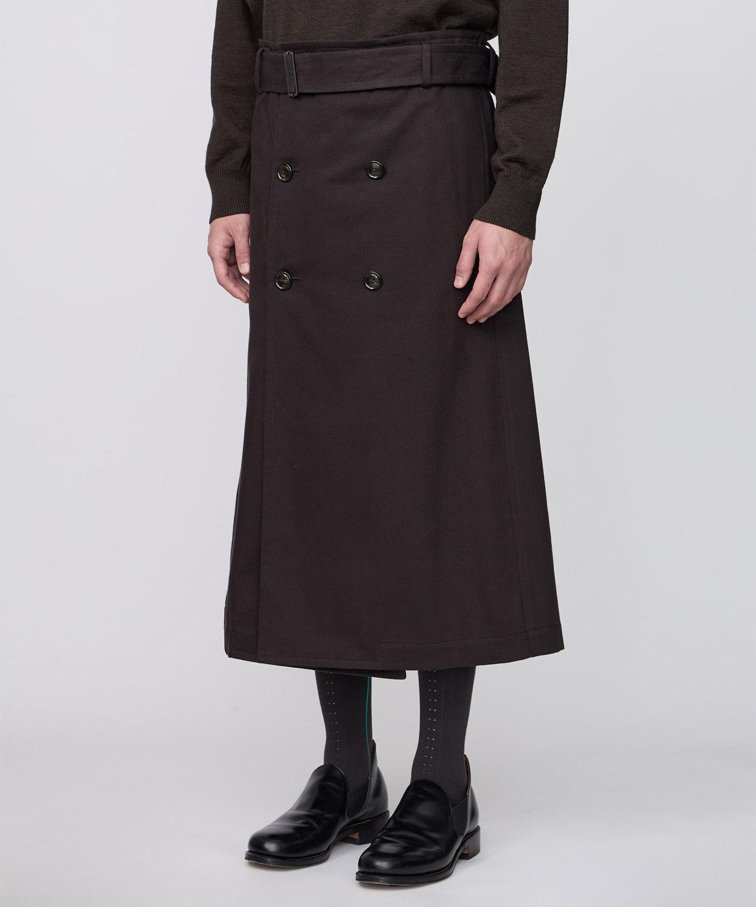 BELTED WRAP-SKIRT IRENISA