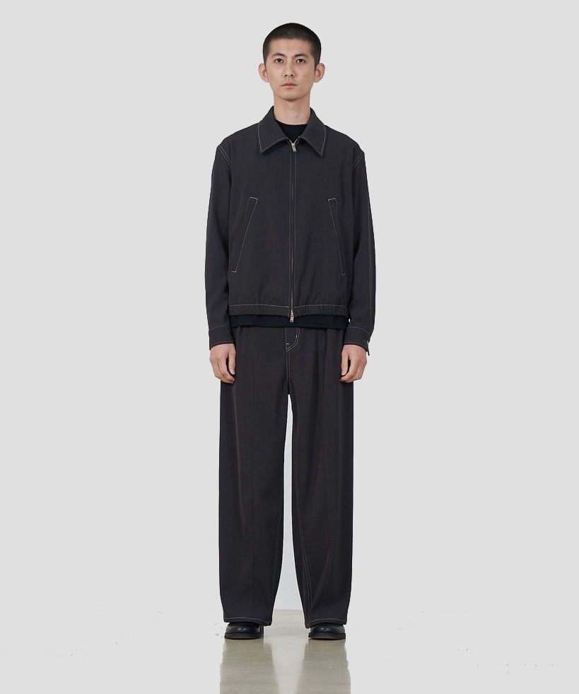 FRONT ZIP BLOUSON YOKE