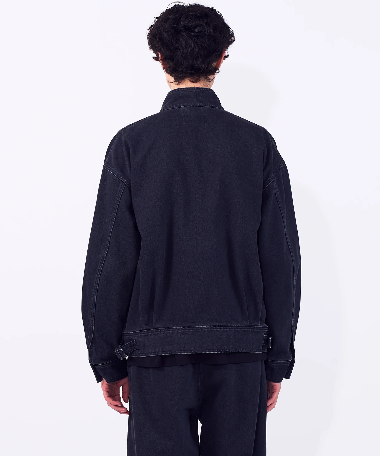 【ヨーク】Cotton Denim Stand Collar Blouson YOKE