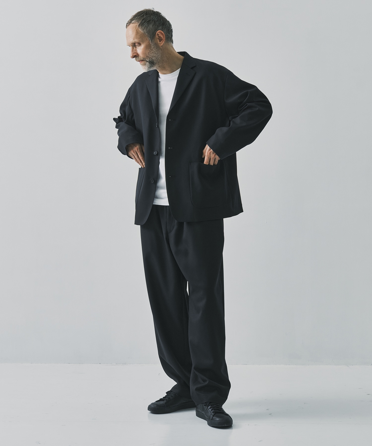 【コムデギャルソンオム】ウールギャバ 3B Jacket COMME des GARCONS HOMME