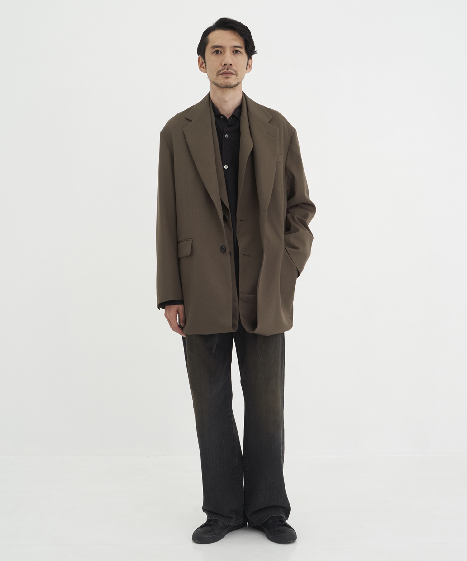 OVERSIZED LAYERED COMBINATION JACKET ssstein