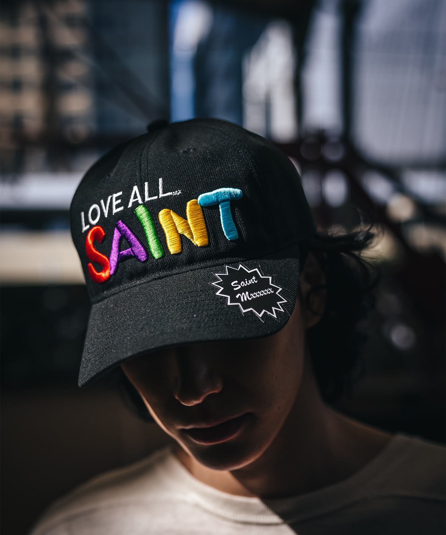 【セントマイケル】SM-MK8-0000-080/CAP/LOVE ALL/BLACK SAINT MXXXXXX