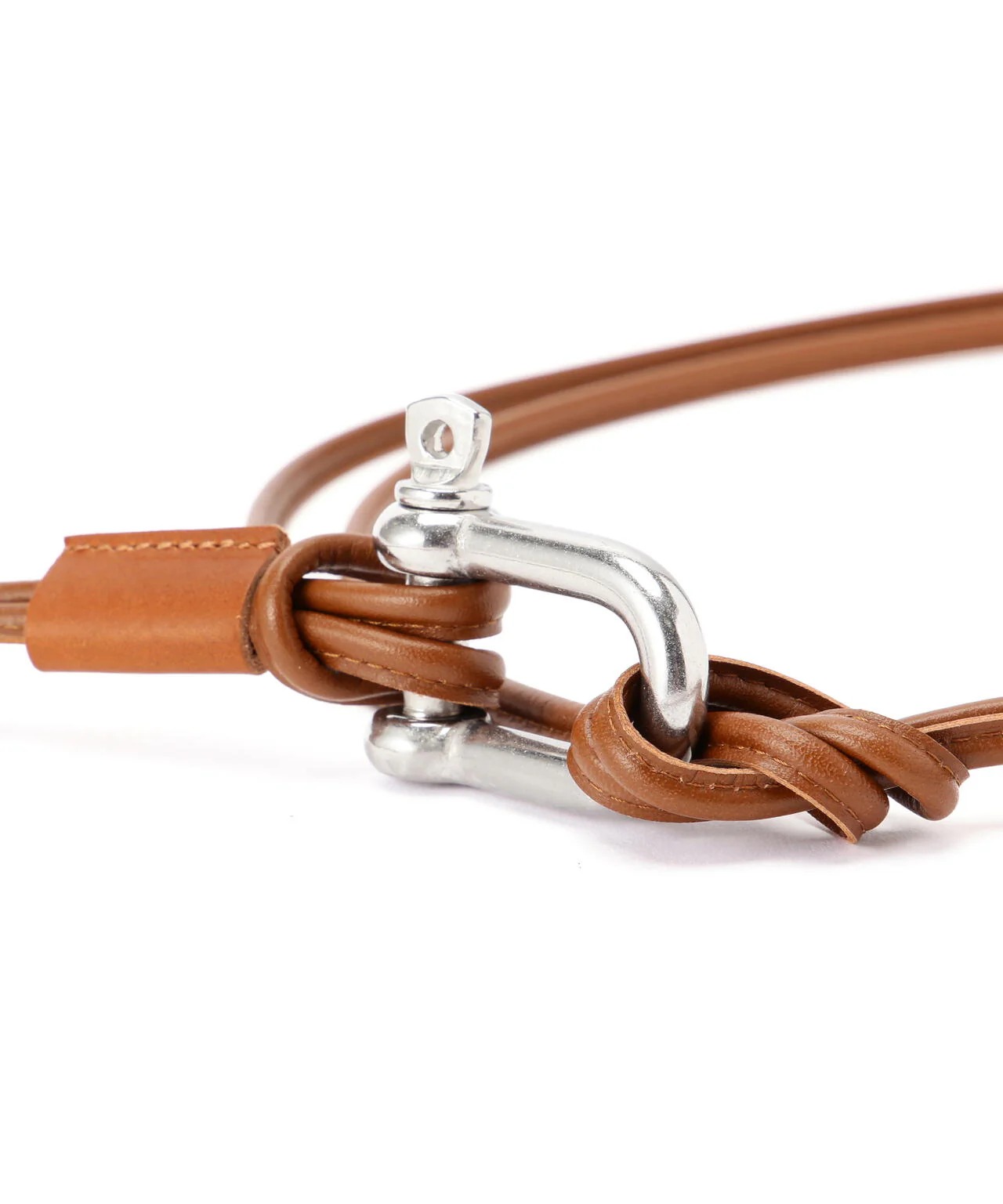 LEATHER ROPE BELT ANCELLM