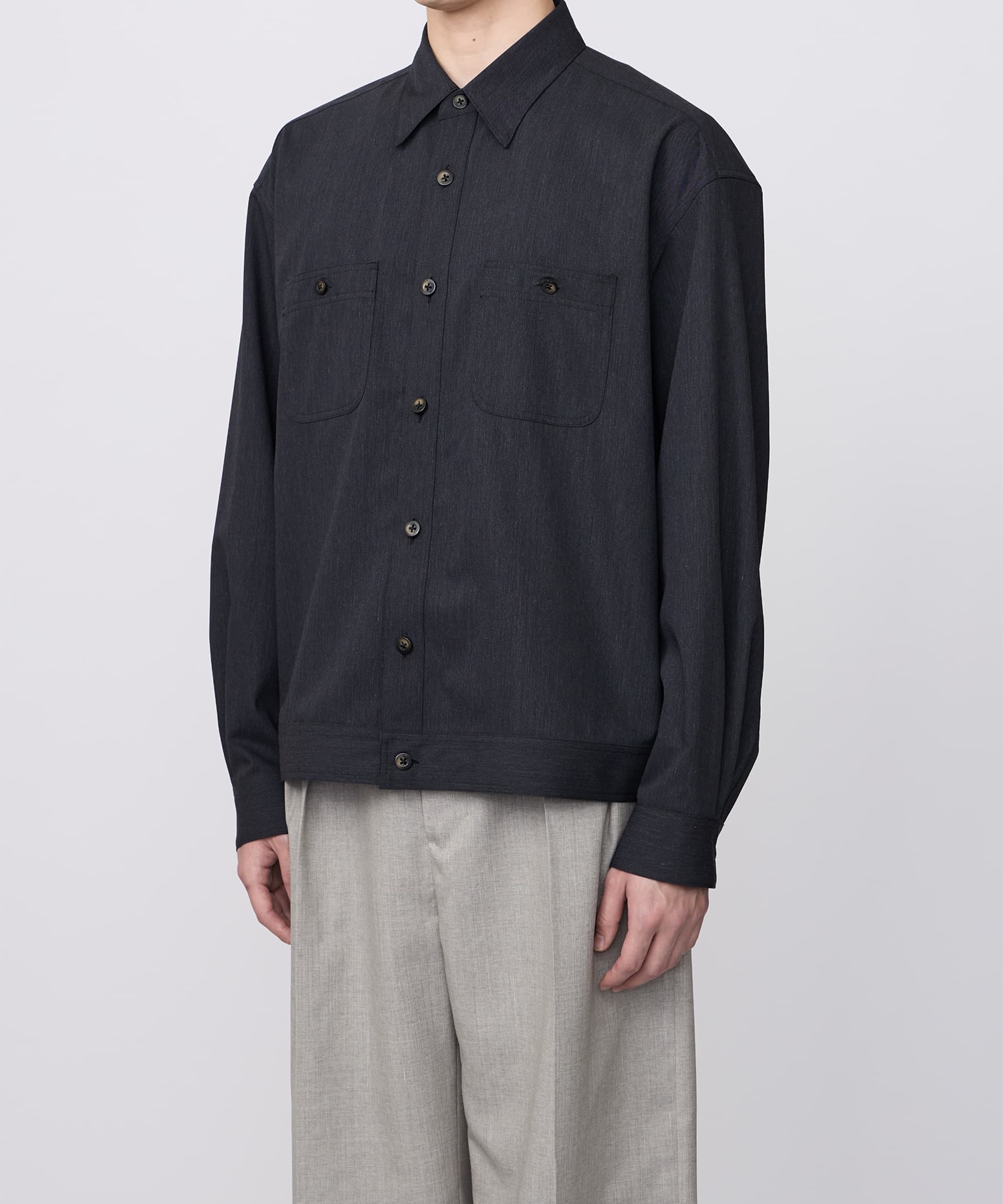 【イレニサ】BOXY SHIRT BLOUSON IRENISA