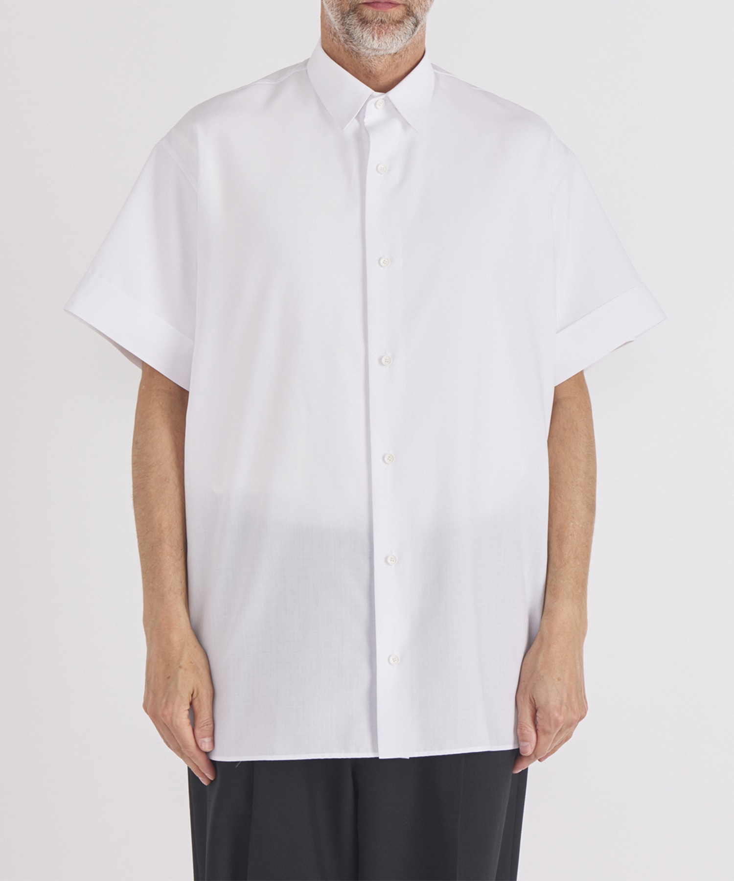 THE PERFECT SHIRT SHORT SLEEVE(48 WHITE): THE RERACS: MENS｜THE