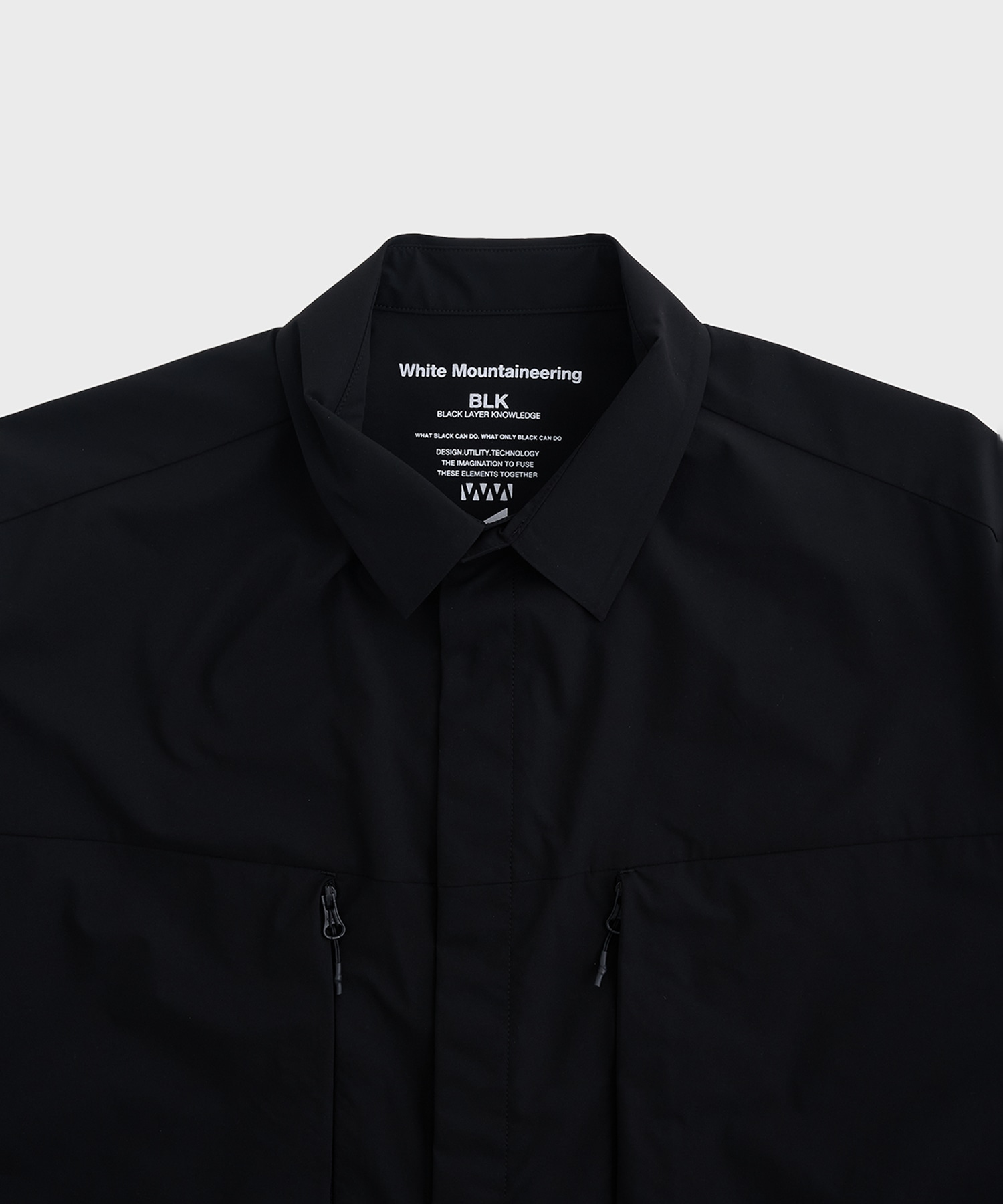 別注 STRETCHED HYBRID S/S SHIRTS White Mountaineering