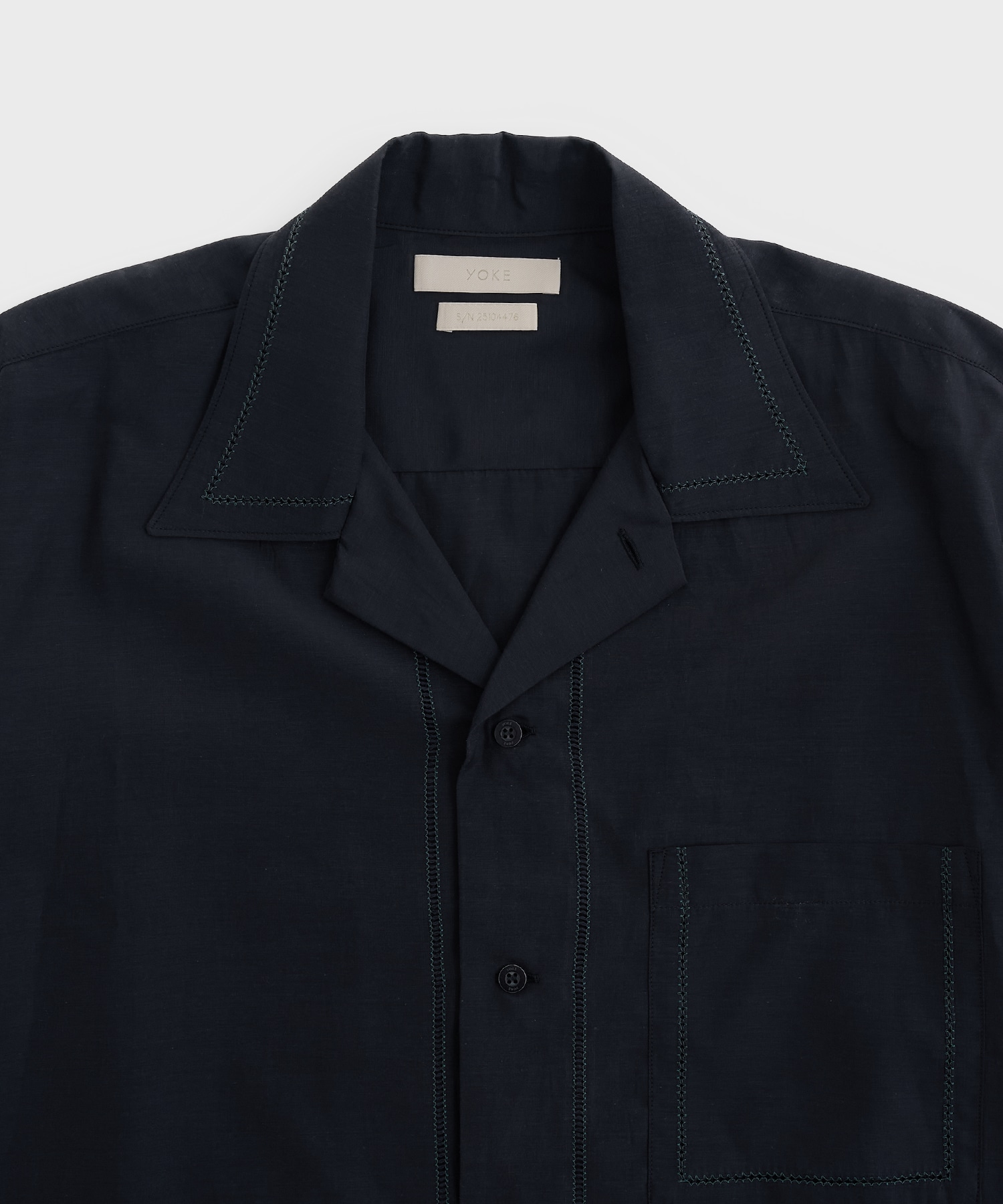 EMBROIDERY OPEN COLLAR YOKE