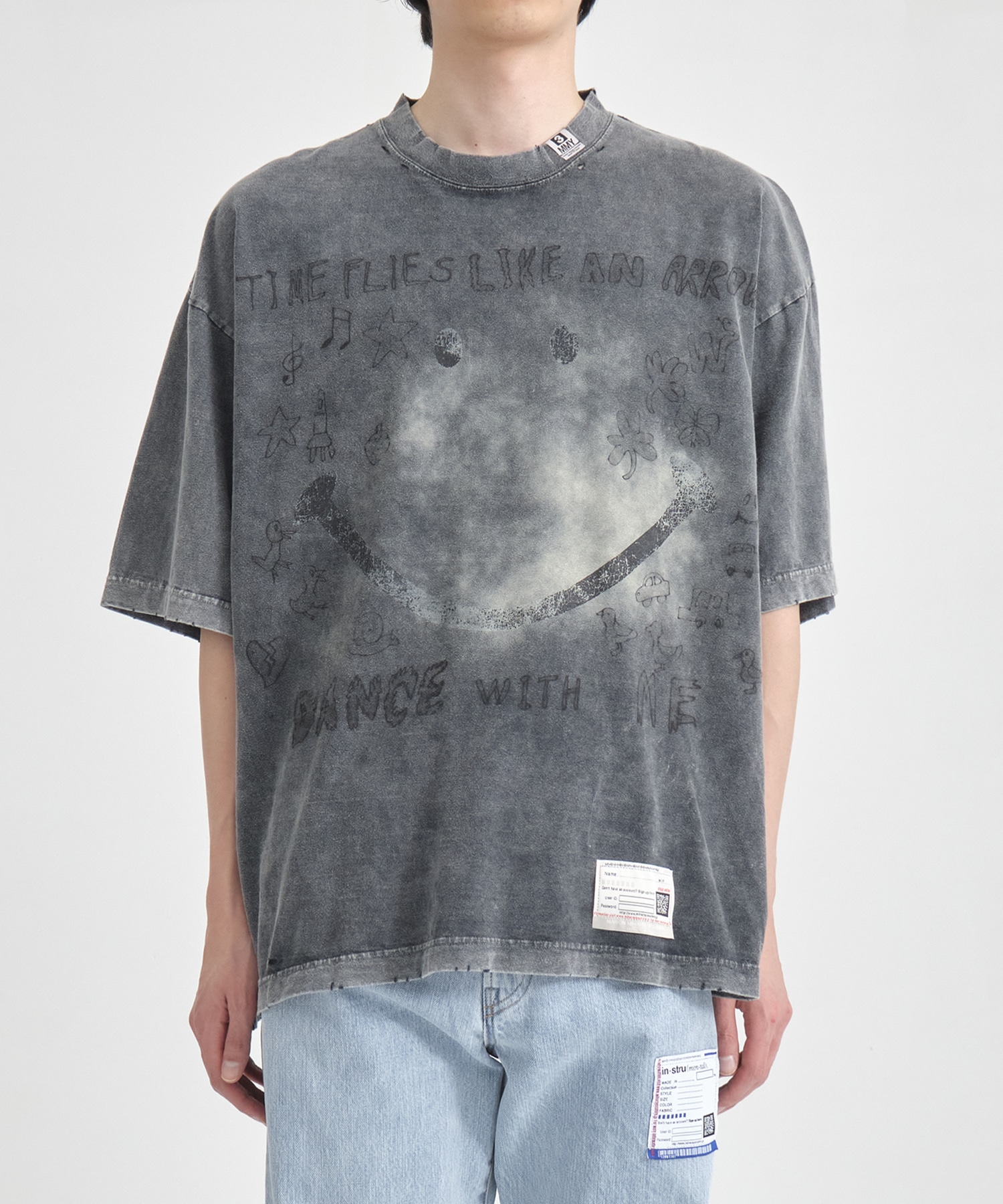 BLEACHED TEE Maison MIHARA YASUHIRO