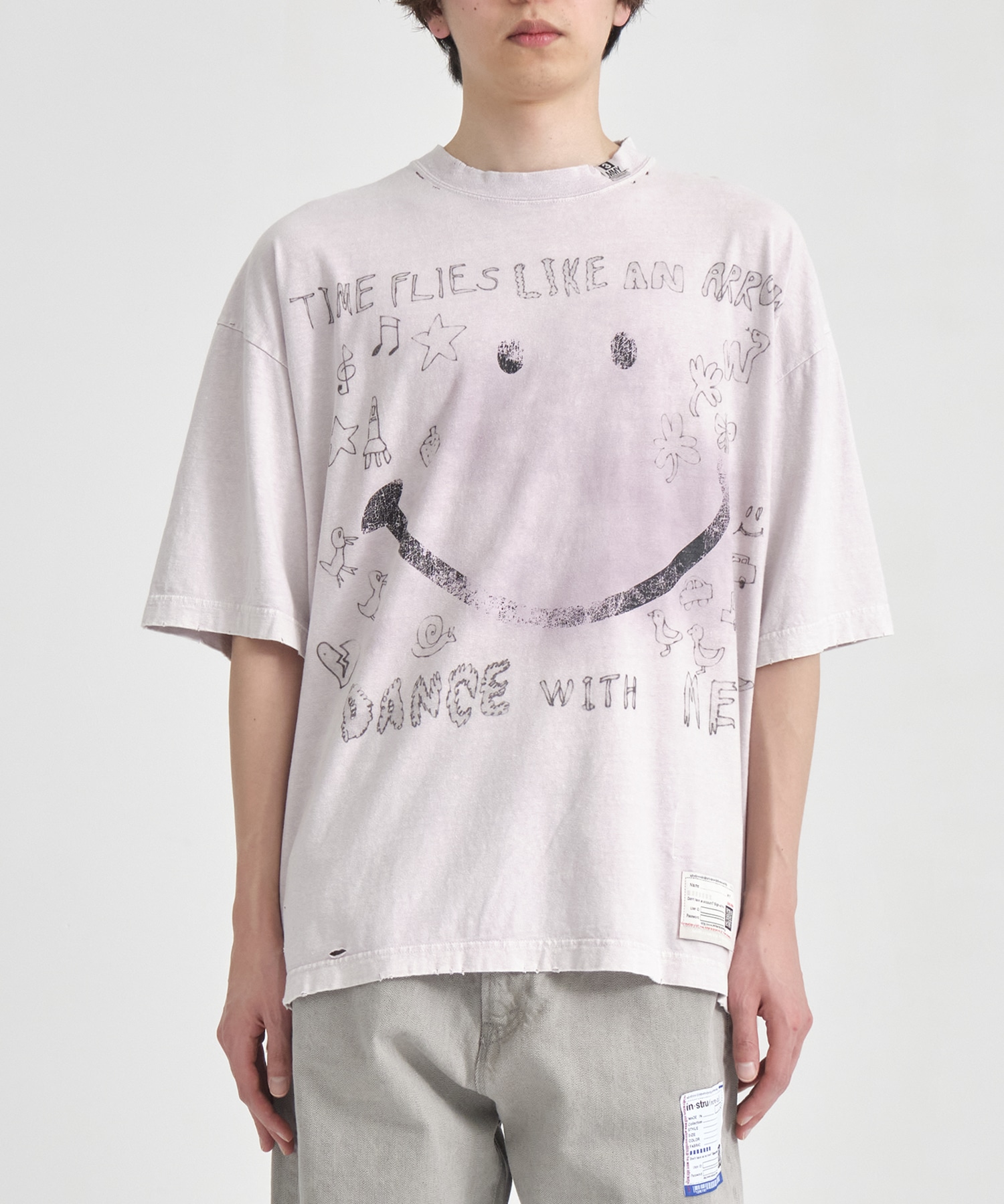 BLEACHED TEE Maison MIHARA YASUHIRO