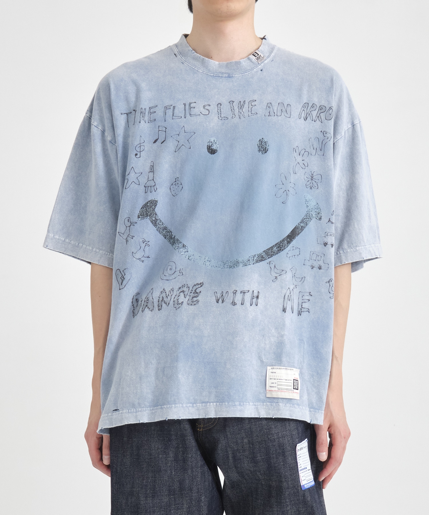 BLEACHED TEE Maison MIHARA YASUHIRO