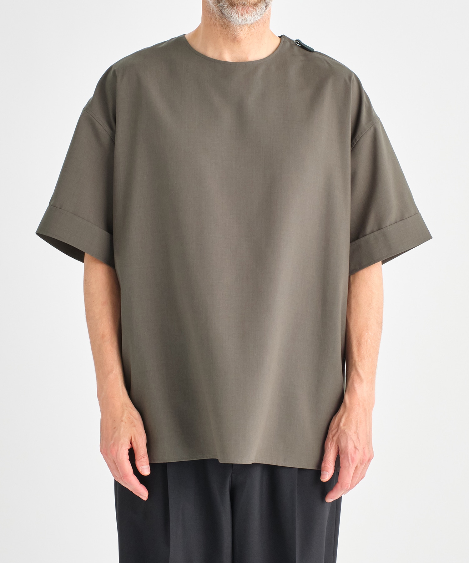 THE SIDE ZIP PULLOVER SHIRT SHORT SLEEVE THE RERACS