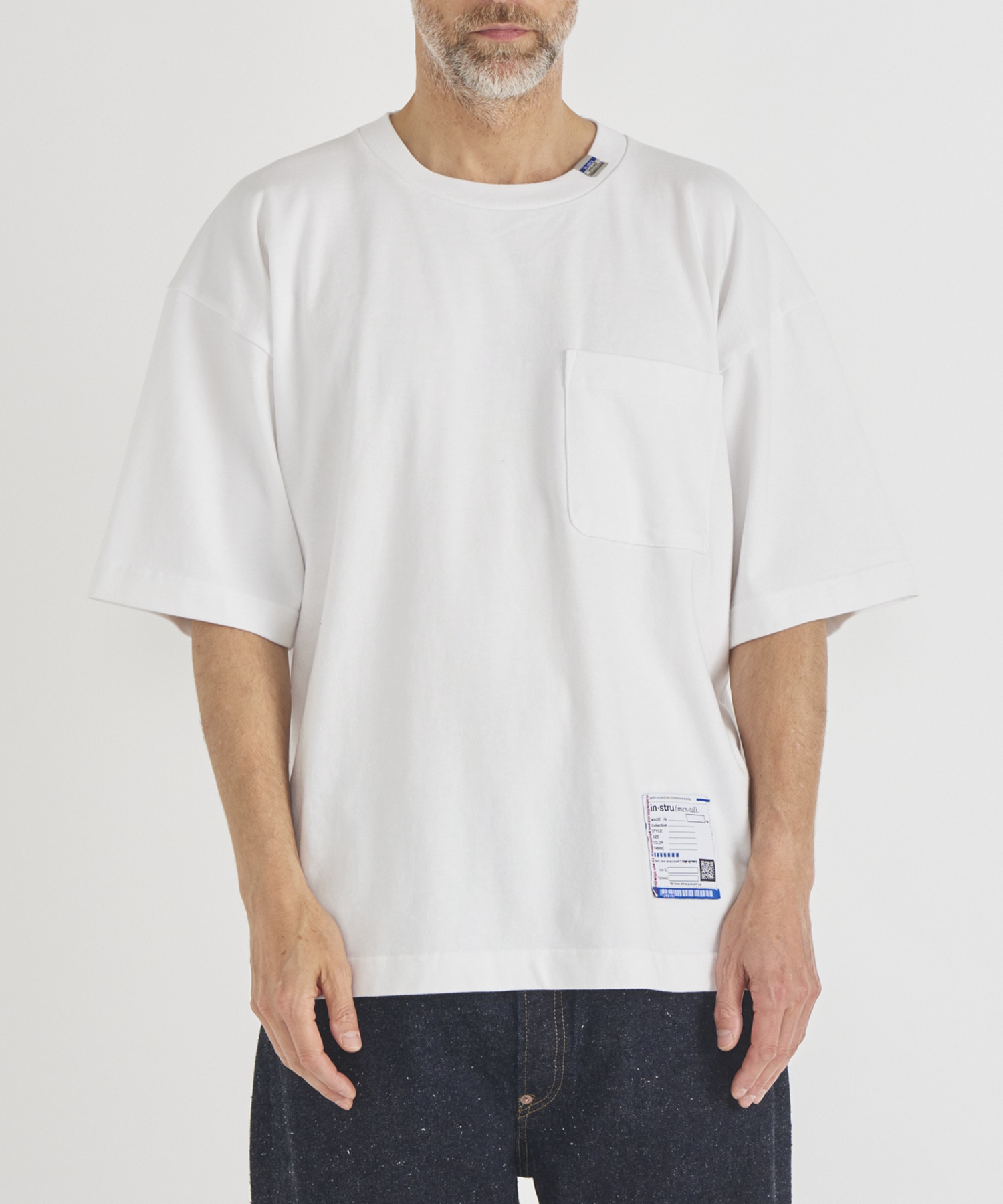 HEAVY WEIGHT JERSEY POCKET SS TEE Maison MIHARA YASUHIRO