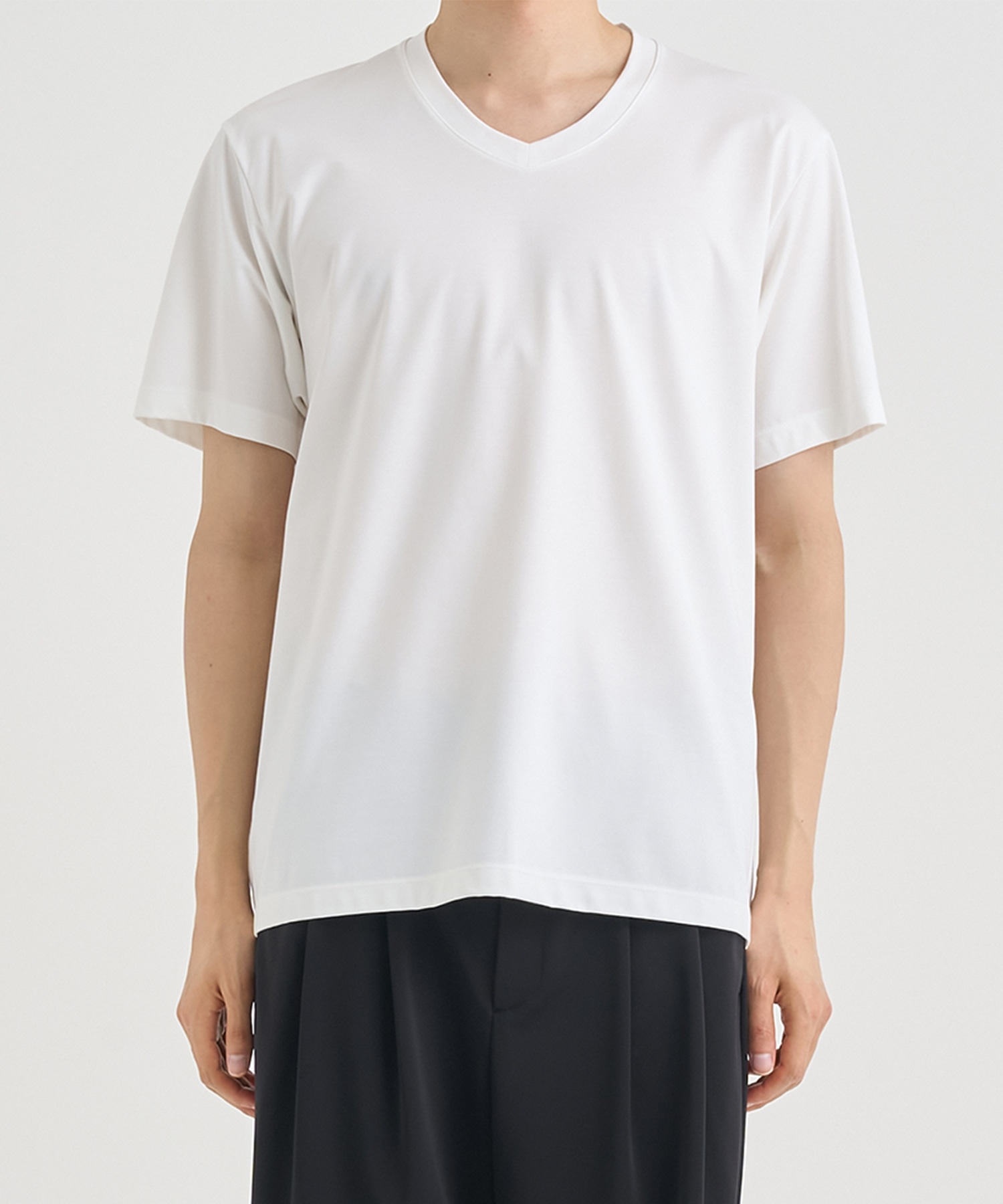 『もう、汗らない』SOLOTEX Jersey S/S V Neck T-Shirts THE TOKYO