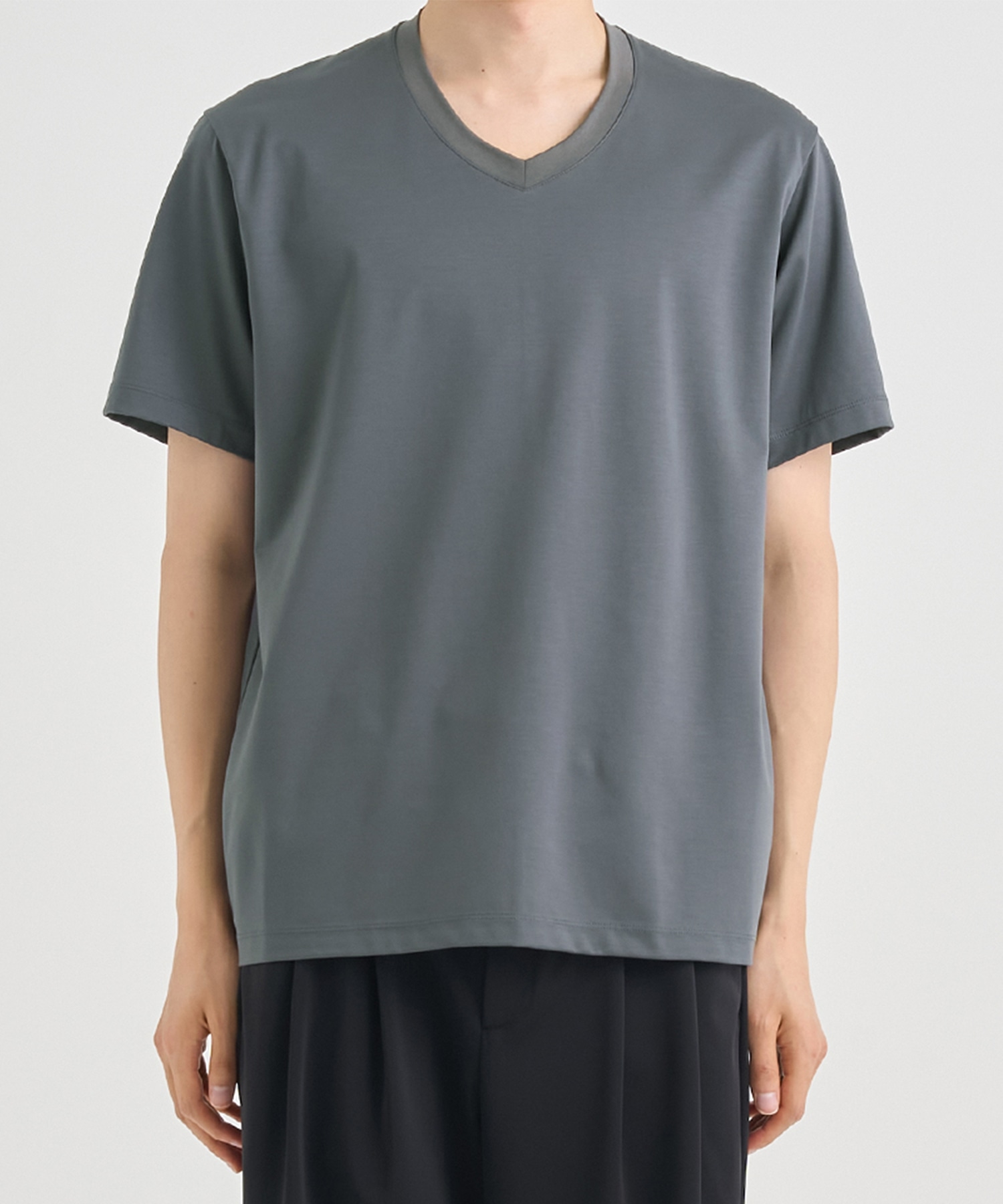 『もう、汗らない』SOLOTEX Jersey S/S V Neck T-Shirts THE TOKYO