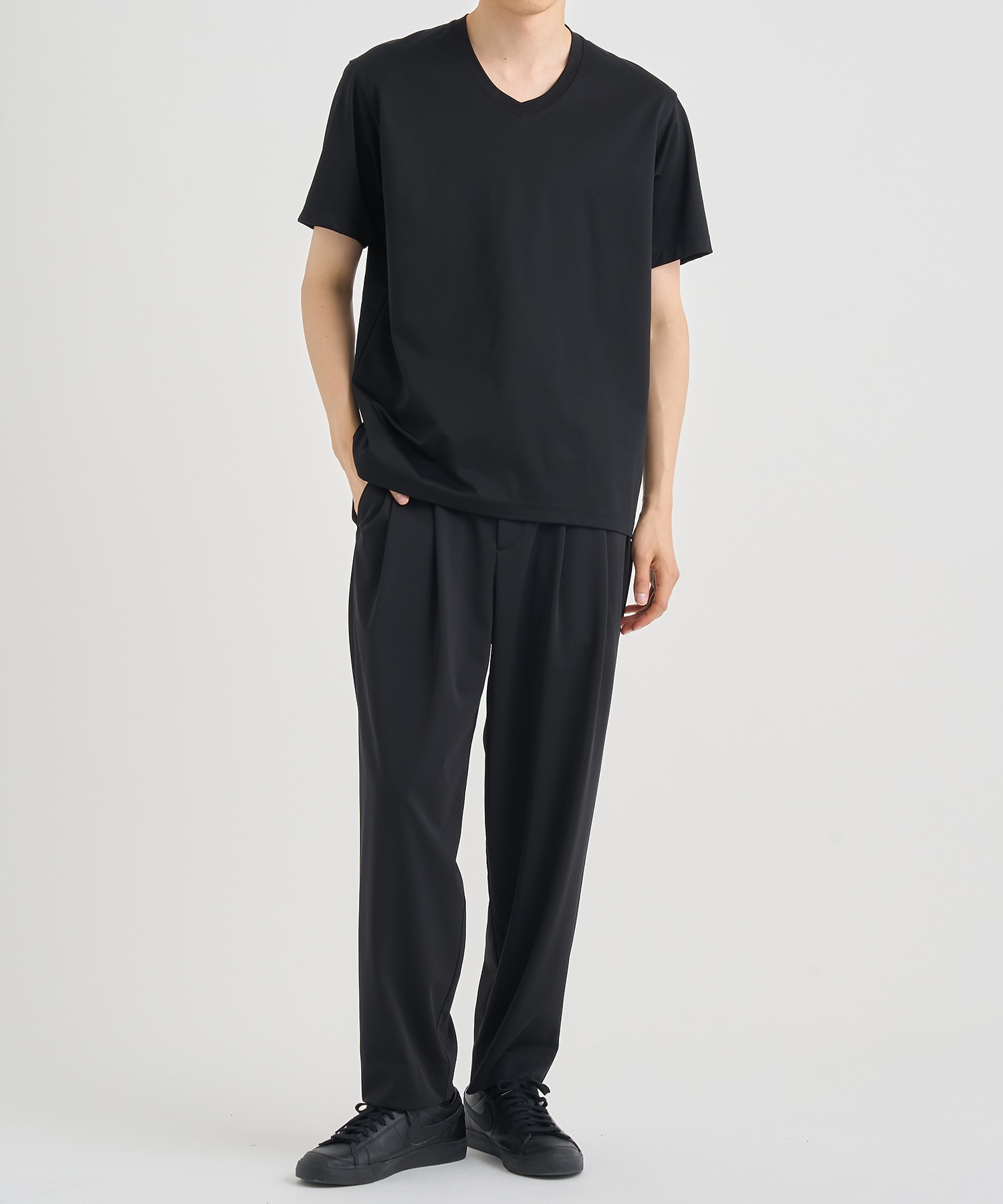 『もう、汗らない』SOLOTEX Jersey S/S V Neck T-Shirts THE TOKYO